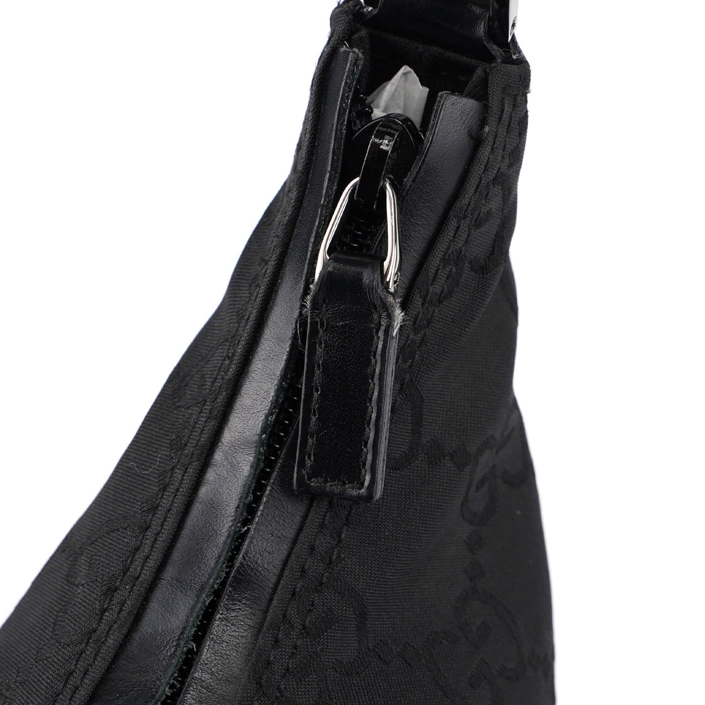 28335 Black GG Hobo Shoulder Bag