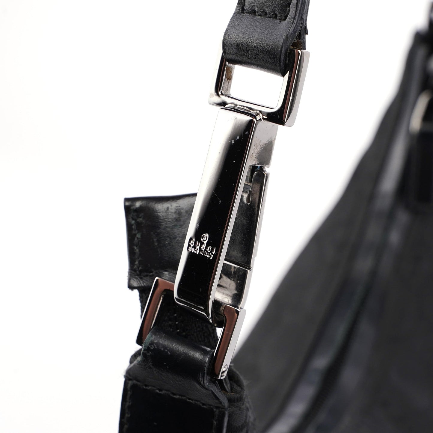 28335 Black GG Hobo Shoulder Bag