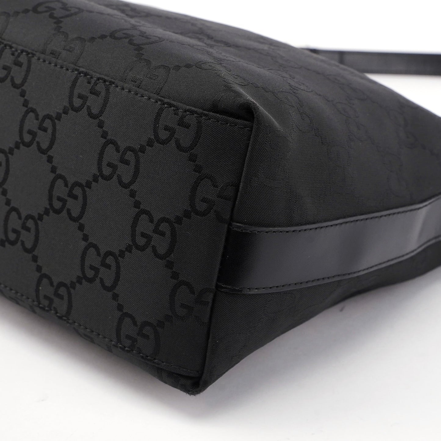 28335 Black GG Hobo Shoulder Bag