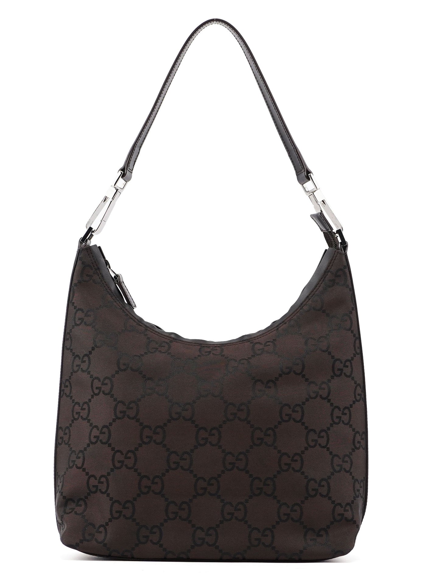 28335 Brown GG Hobo Shoulder Bag