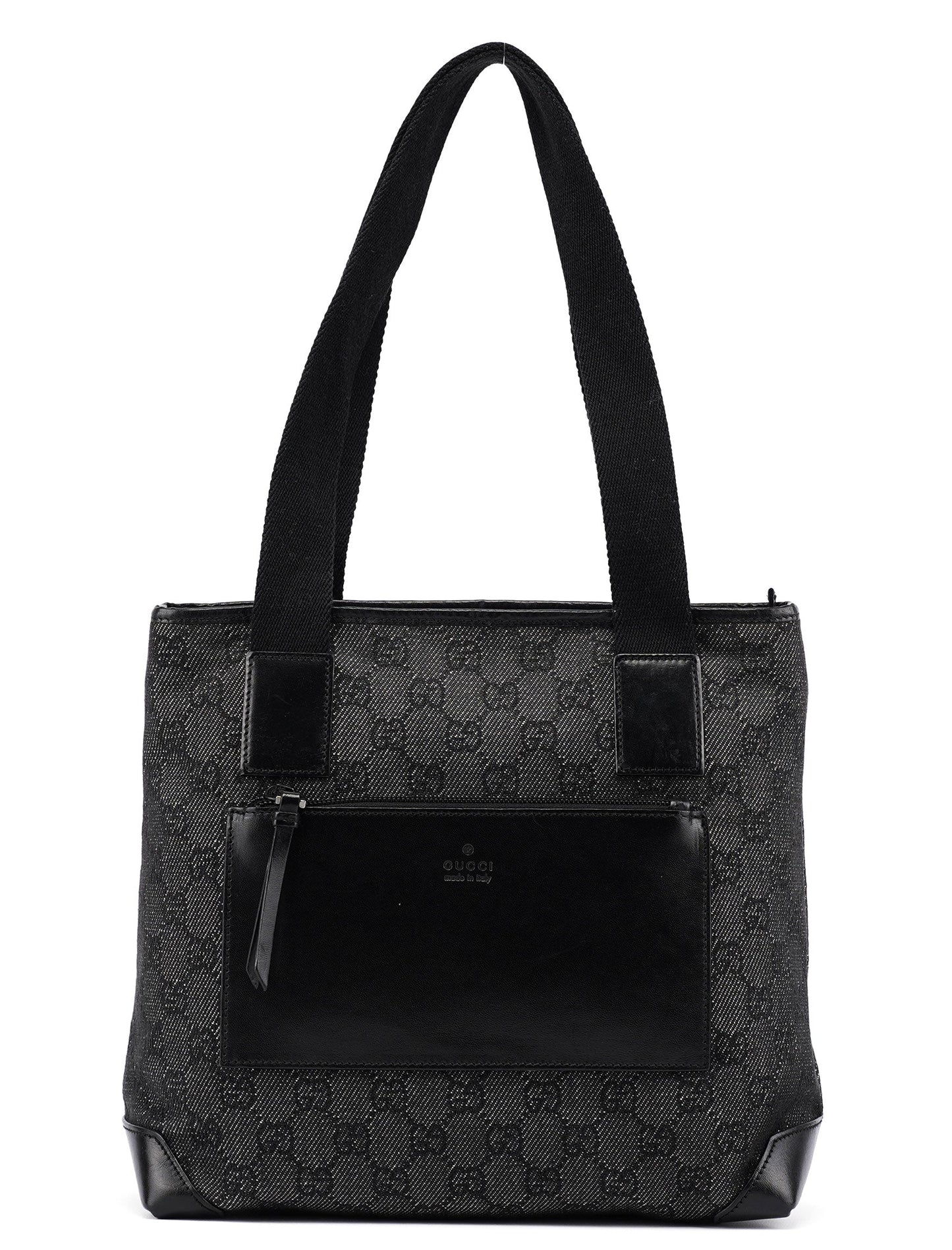 28893 Anthracite GG Denim Tote Bag