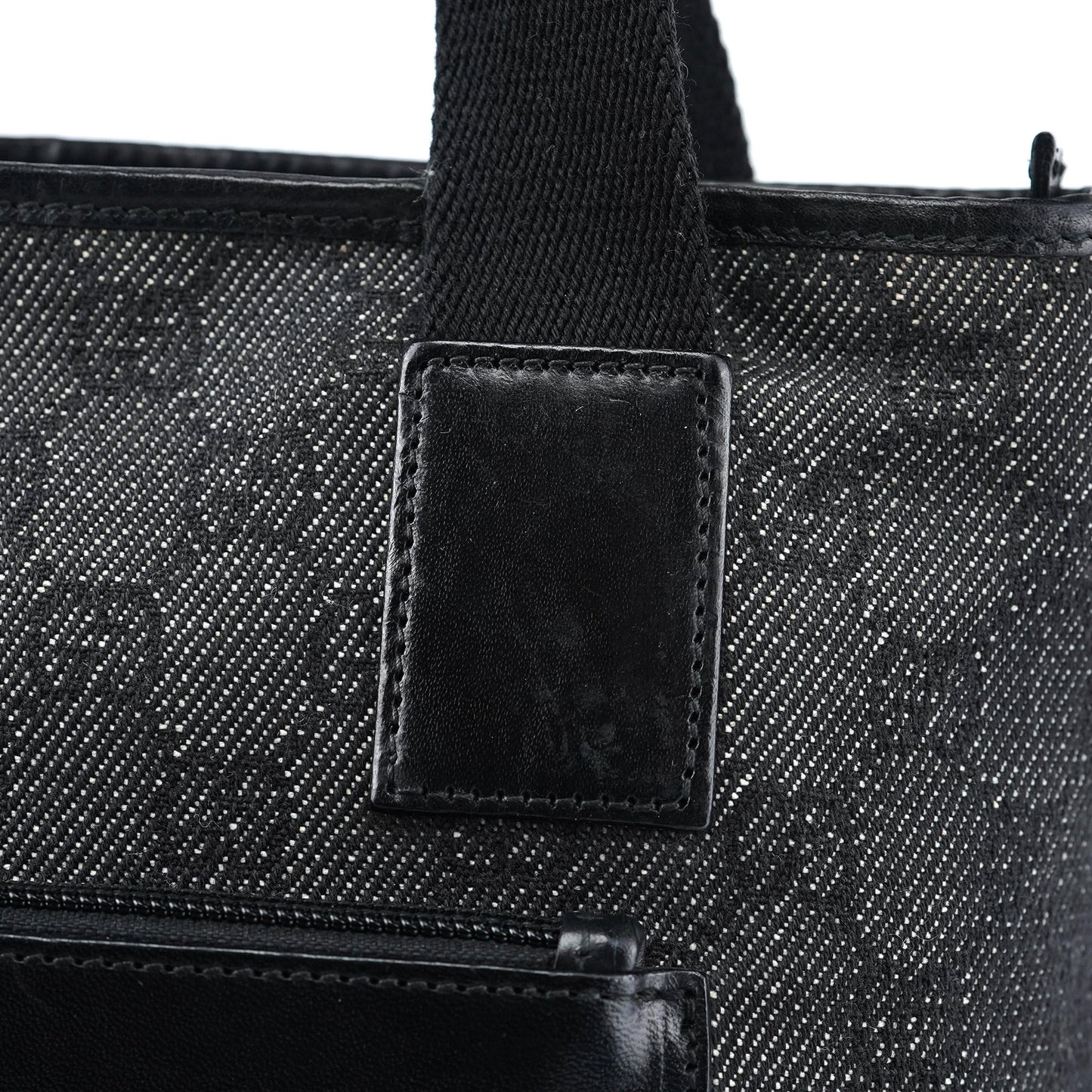 28893 Anthracite GG Denim Tote Bag