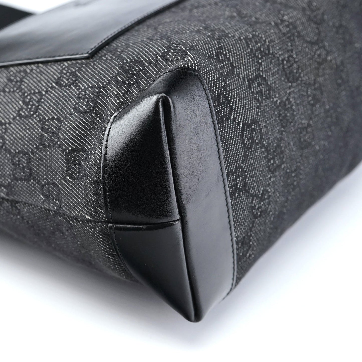 28893 Anthracite GG Denim Tote Bag