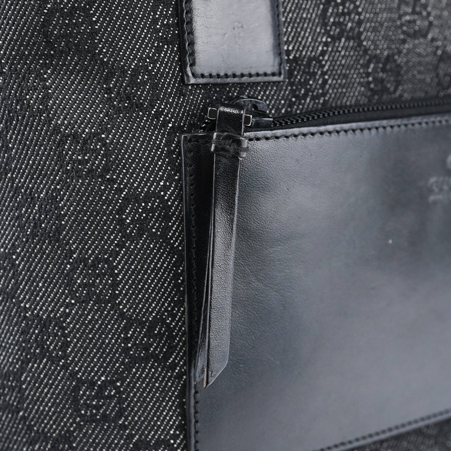 28893 Anthracite GG Denim Tote Bag