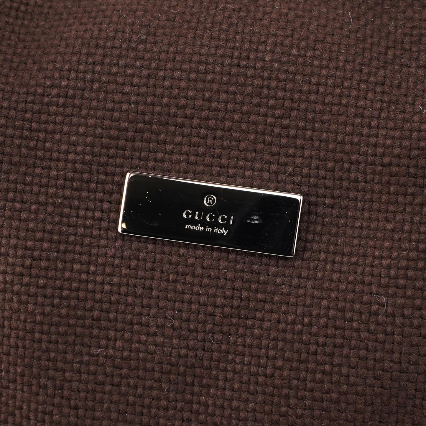 30458 Brown Canvas Boston Bag