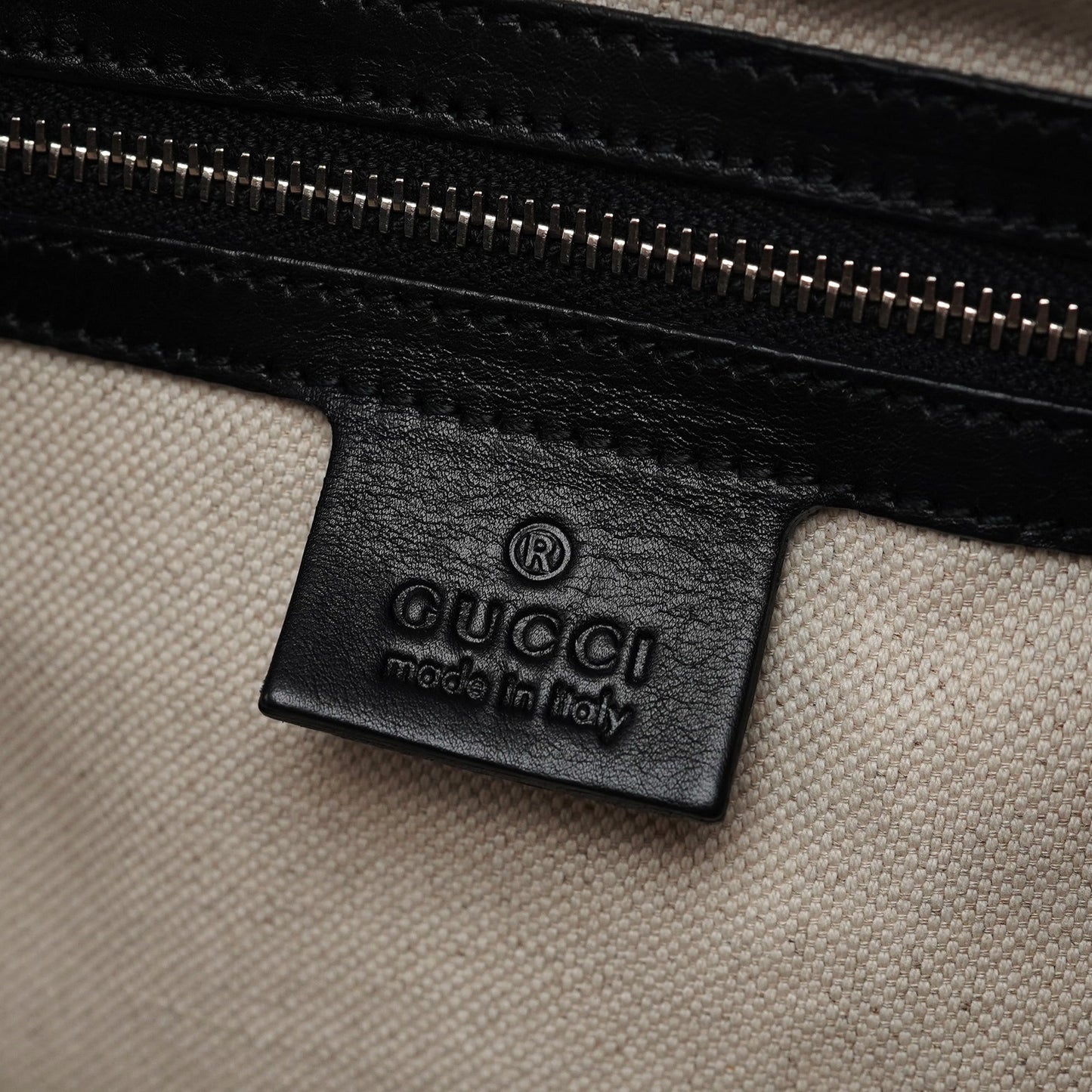 309574 Black Calfskin Horsebit Hobo Shoulder Bag