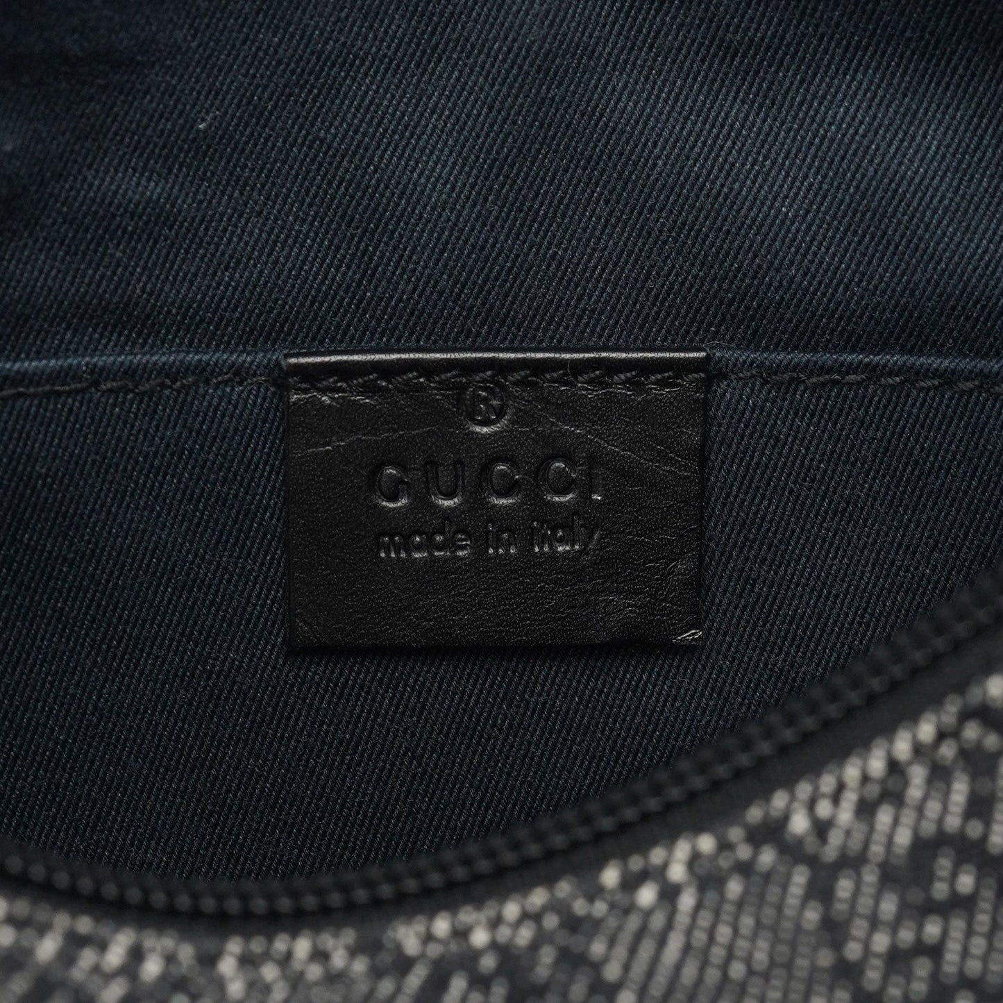 32160 Anthracite Denim GG Shoulder Bag