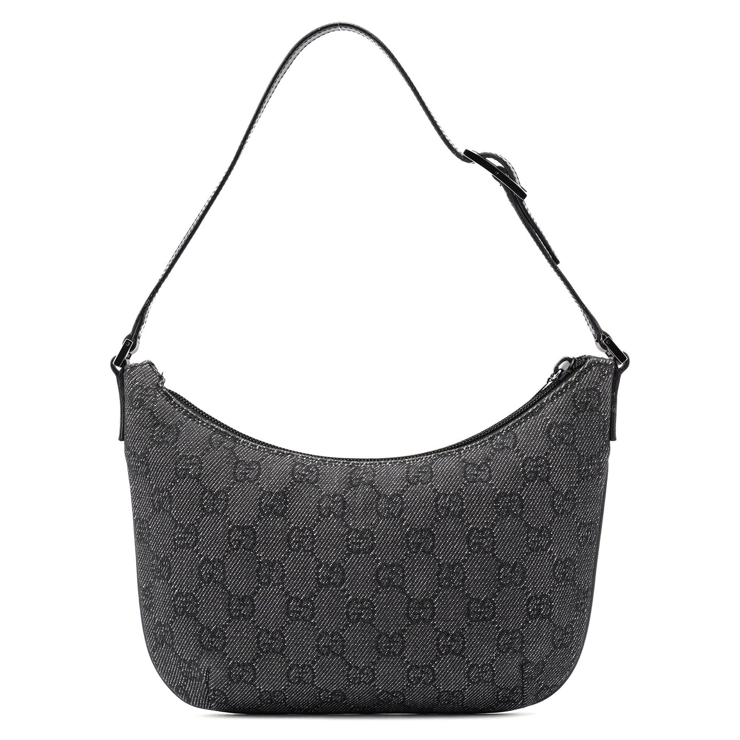 32160 Anthracite Denim GG Shoulder Bag