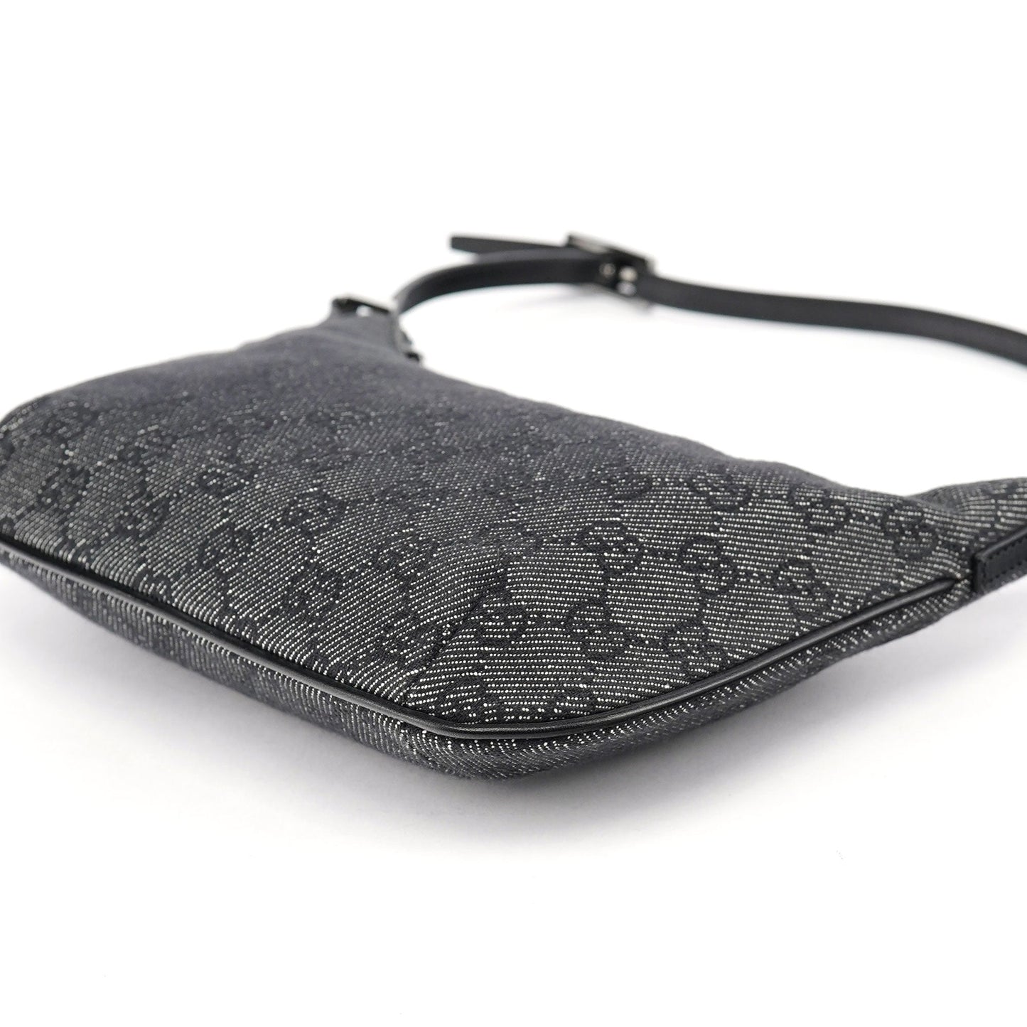 32160 Anthracite Denim GG Shoulder Bag