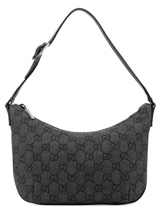 32160 Anthracite Denim GG Shoulder Bag