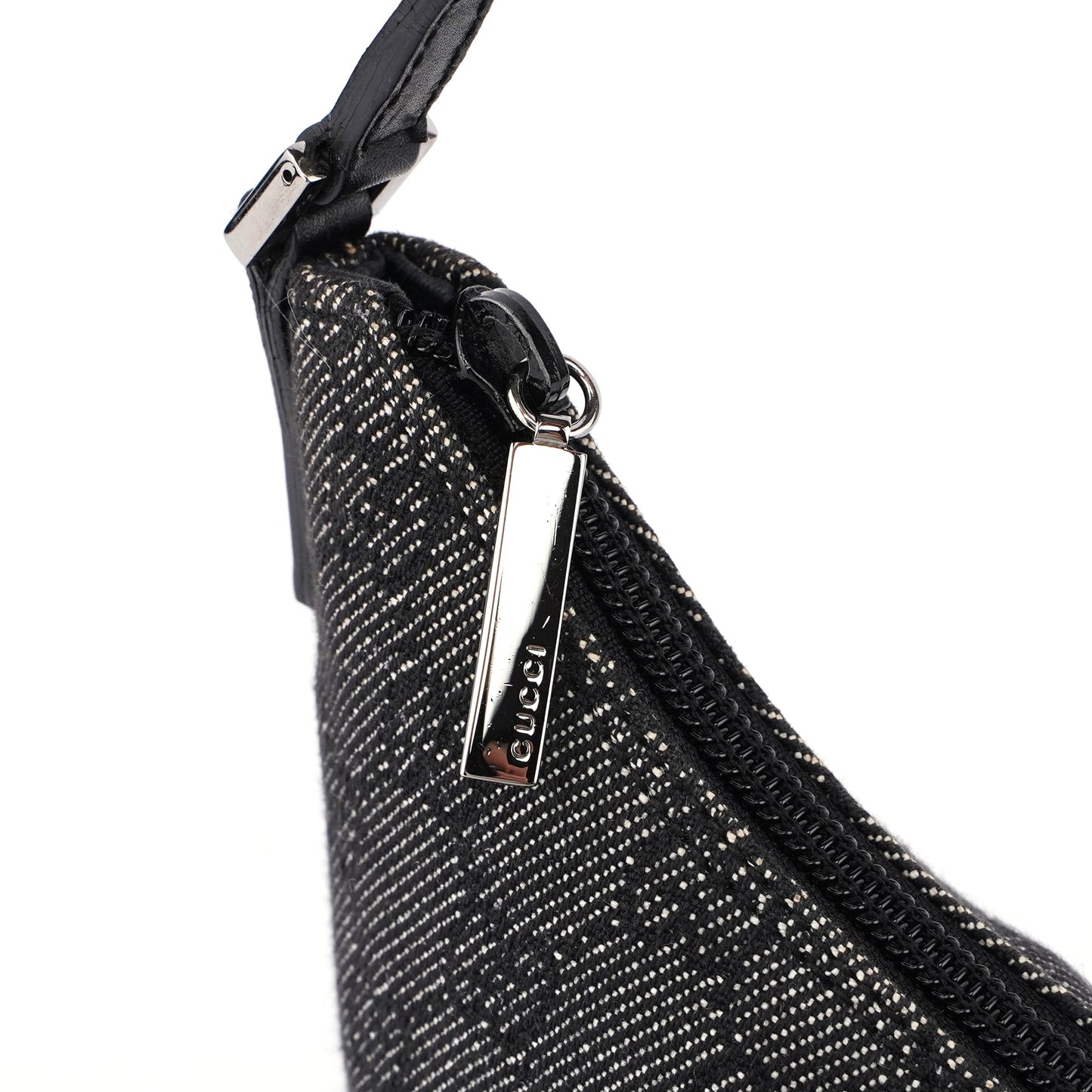 32160 Anthracite Denim GG Shoulder Bag