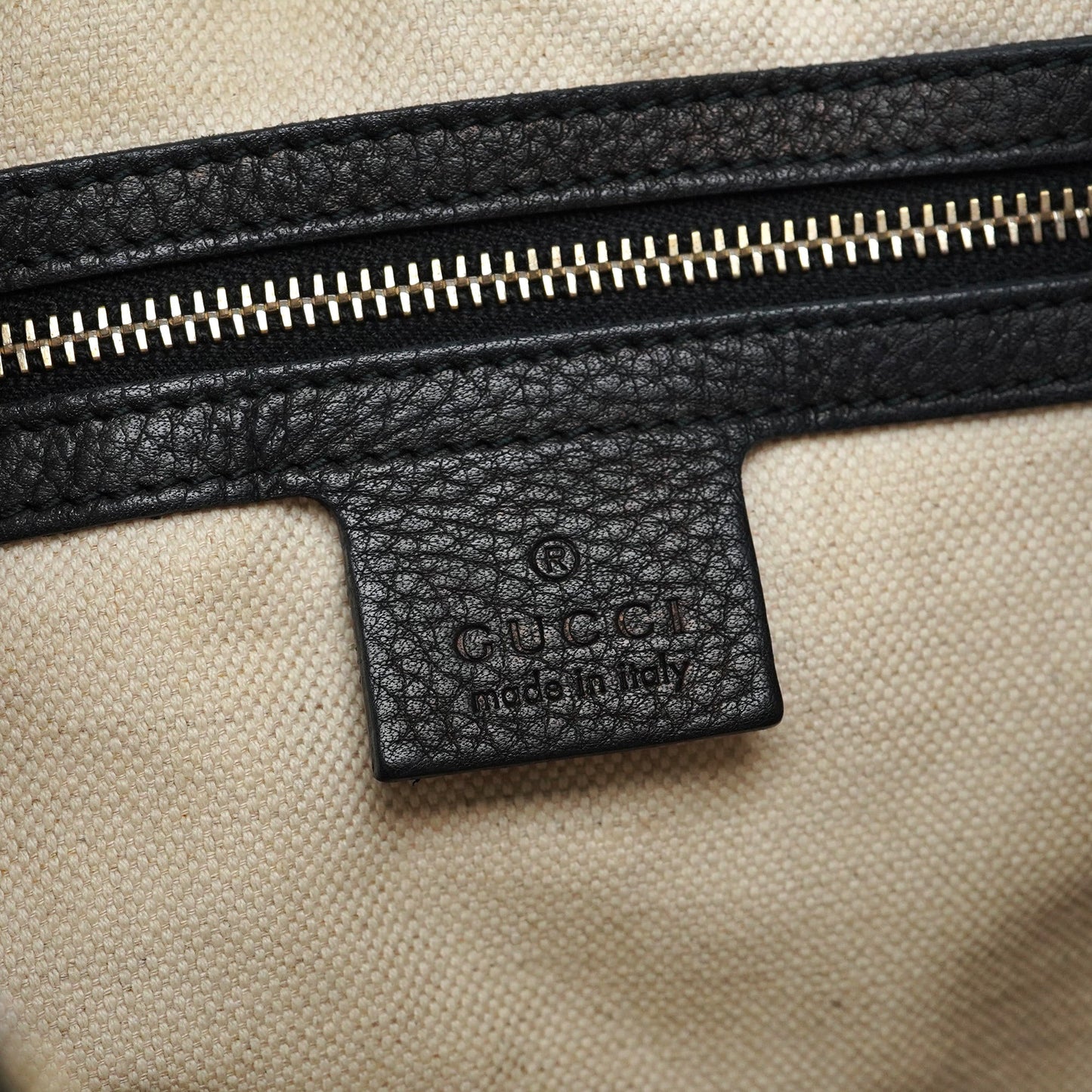 326514 Black Calfskin Hobo Shoulder Bag