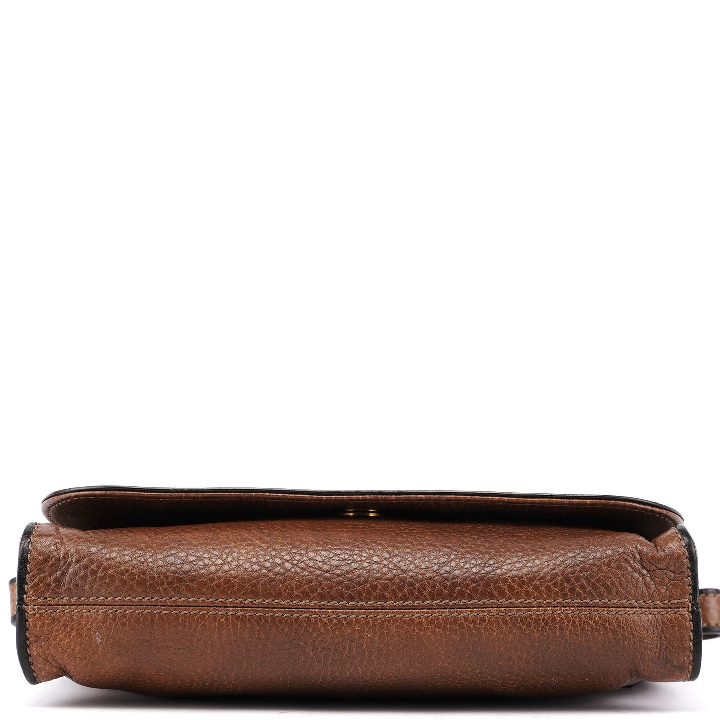 338998 Brown Calfskin Hobo Shoulder Bag