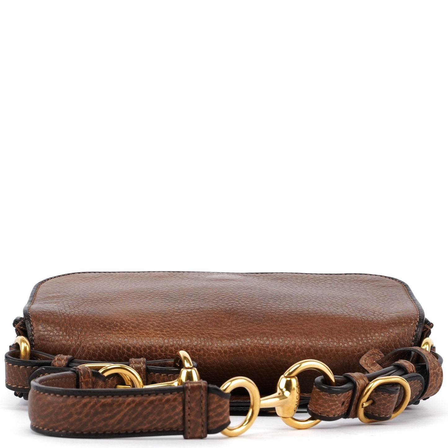 338998 Brown Calfskin Hobo Shoulder Bag