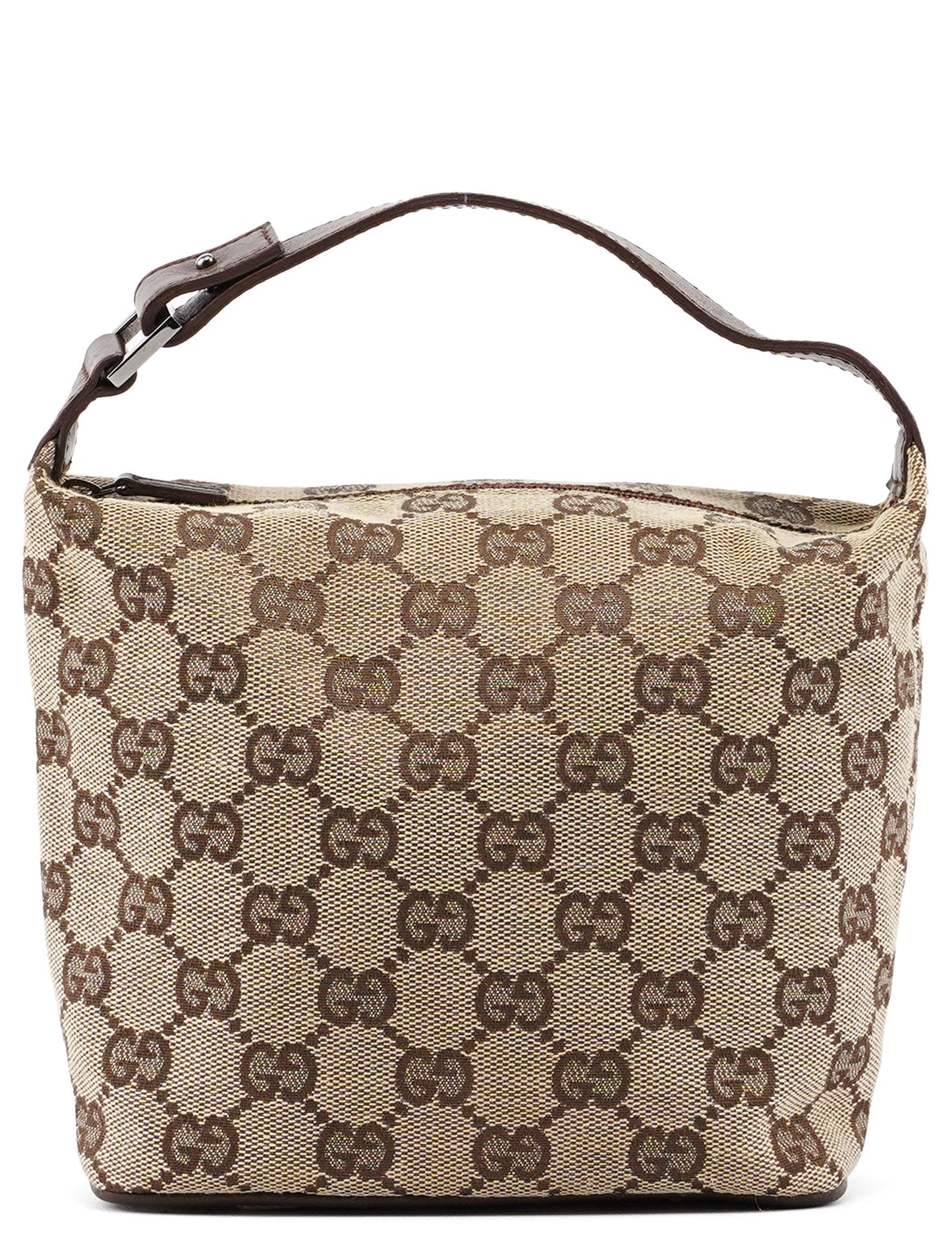 34080 Beige Brown GG Handbag