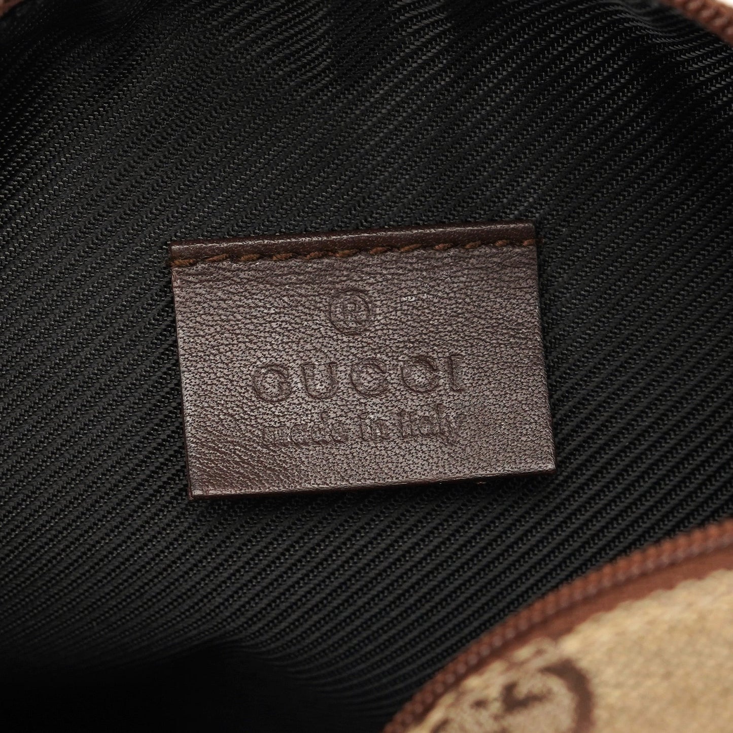 34080 Beige Brown GG Handbag