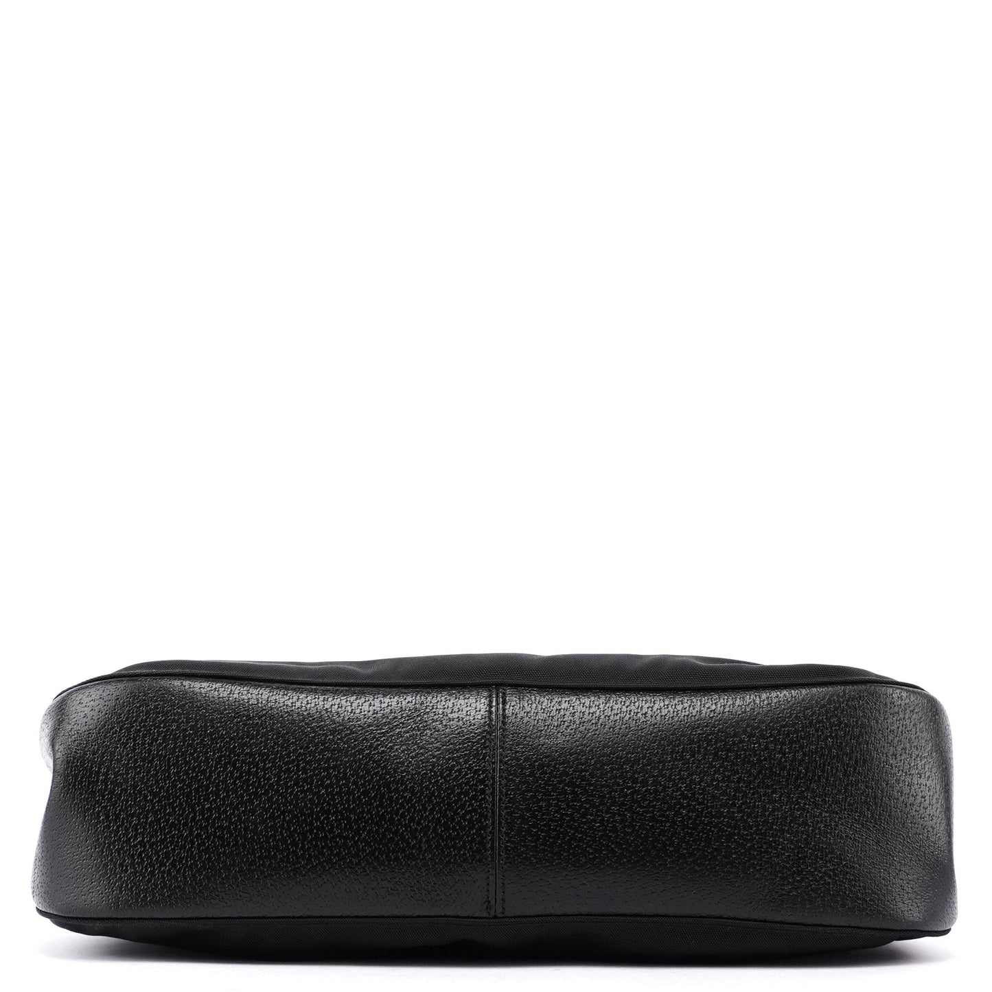 Gucci Black Canvas Bamboo Shoulder Bag