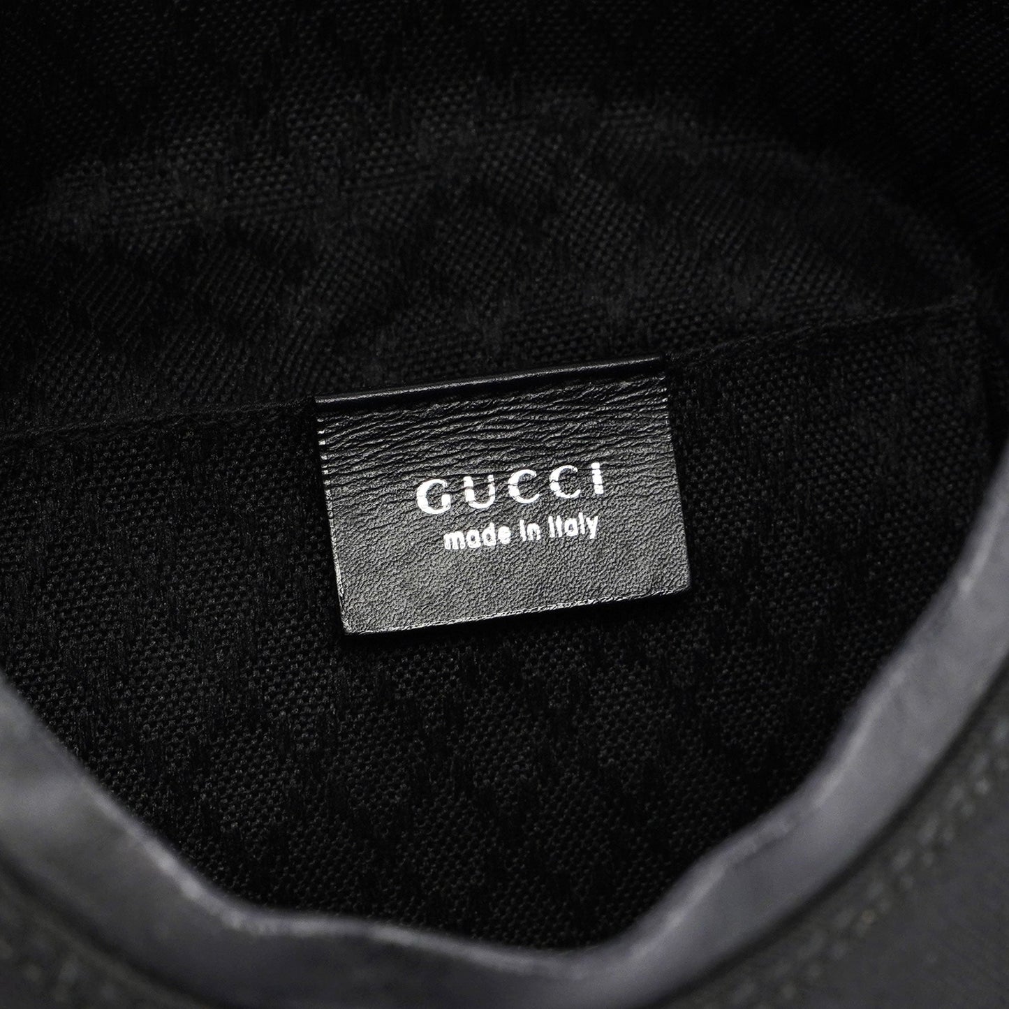 Gucci Black Canvas Shoulder Bag