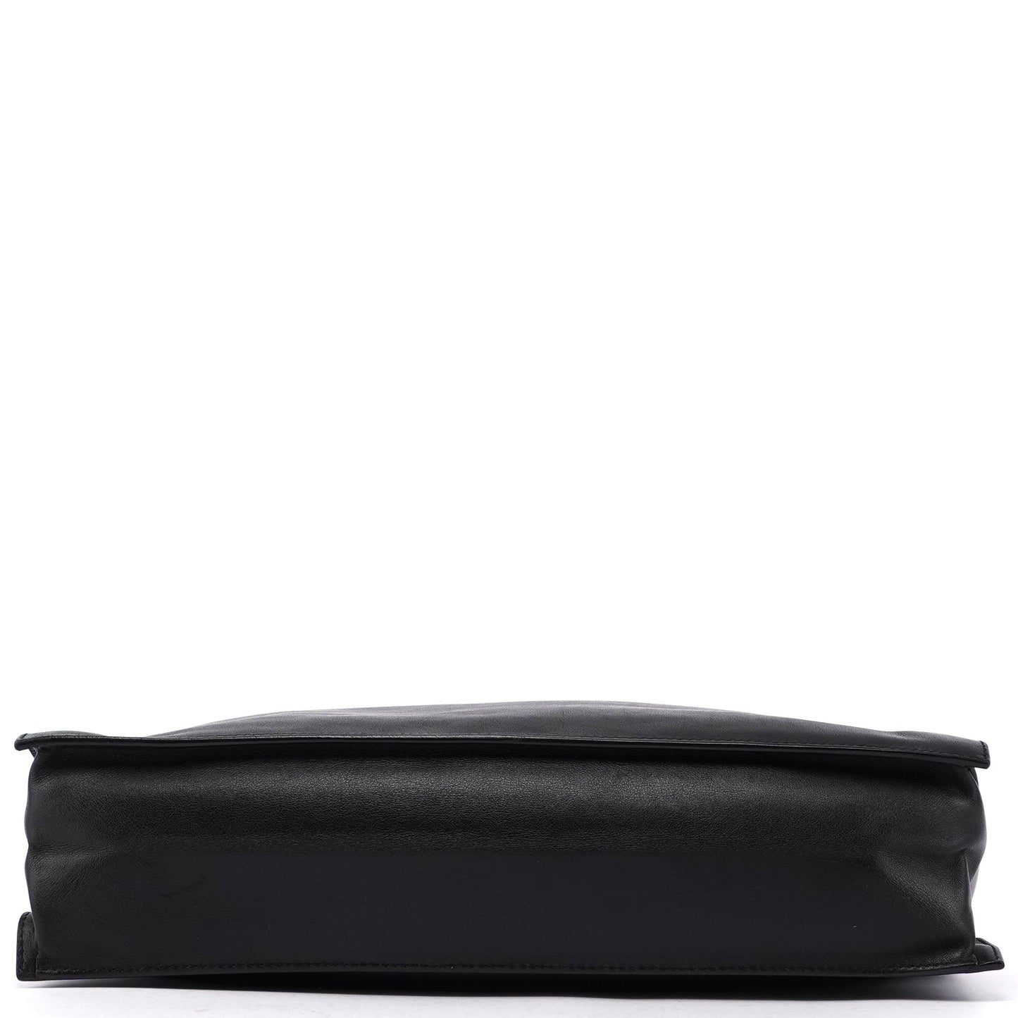 5338. Gucci Black Calfskin Drawstring Chain Tote