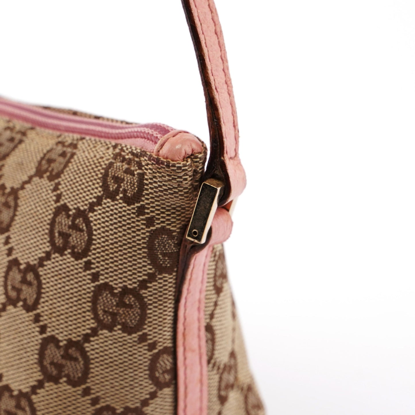 Gucci 07198 Beige Pink GG Boat