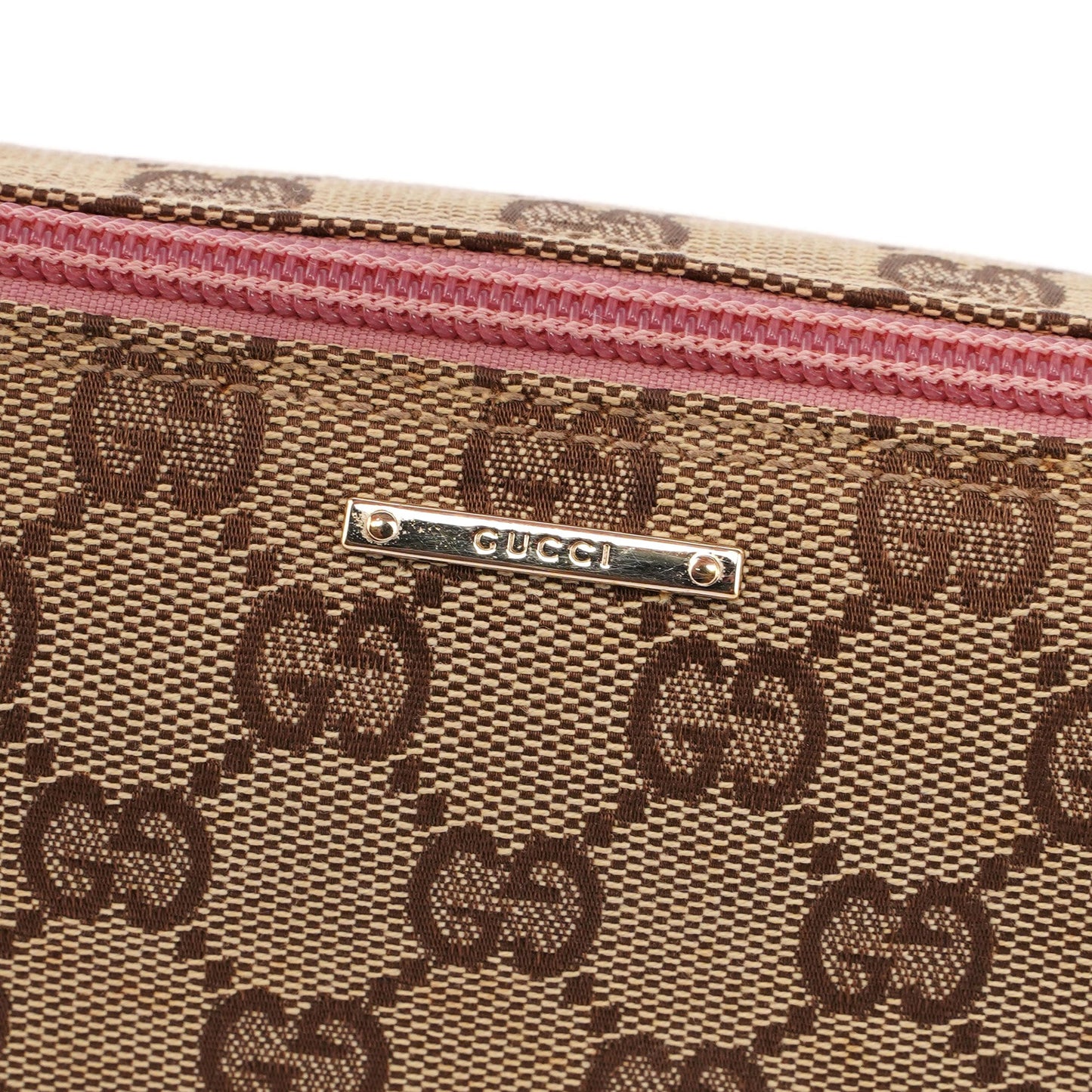 Gucci 07198 Beige Pink GG Boat