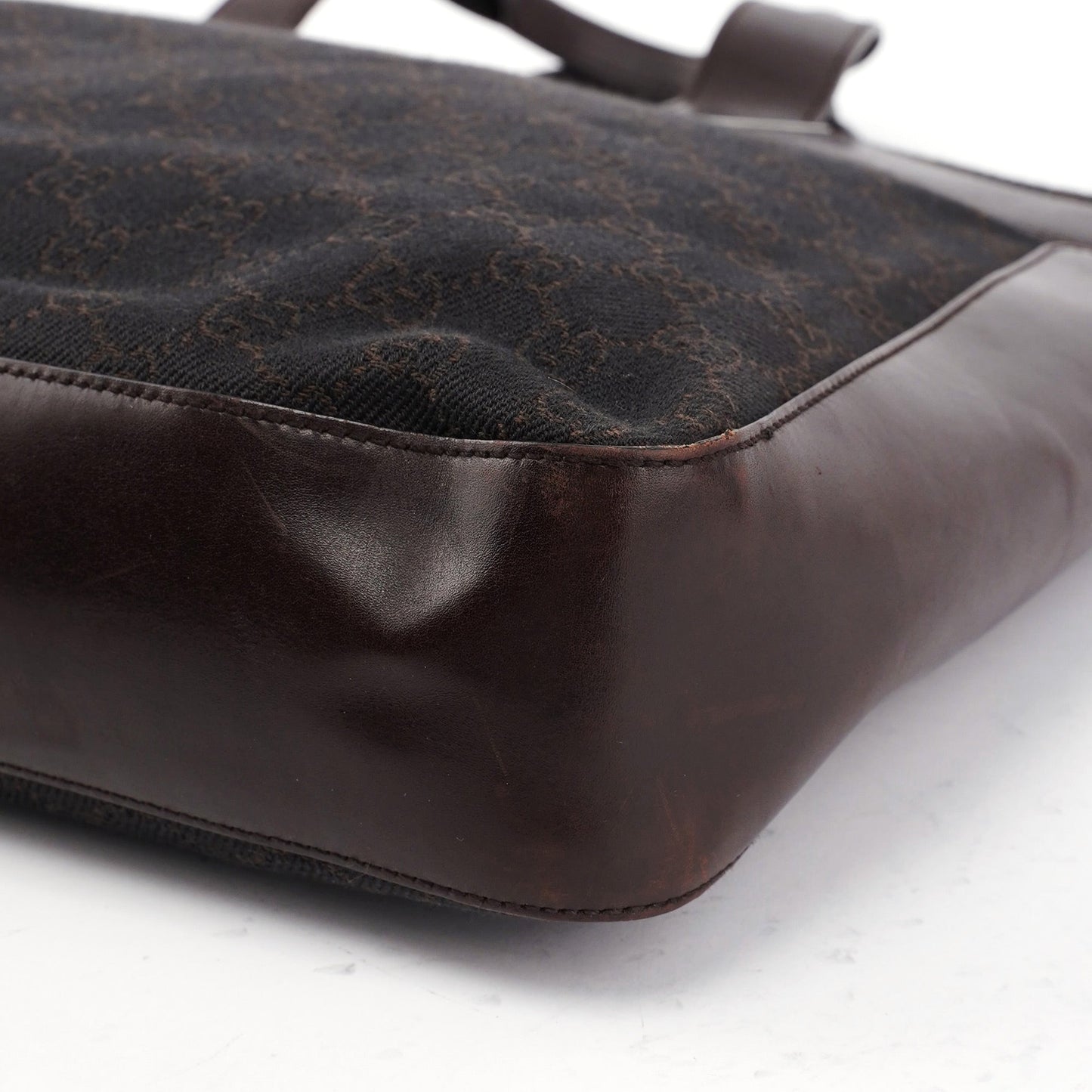 73982 Brown GG Canvas Tote Bag