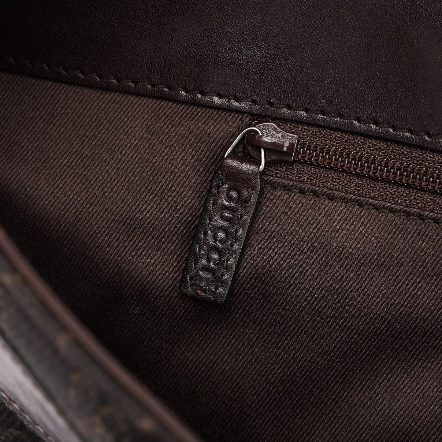 73982 Brown GG Canvas Tote Bag