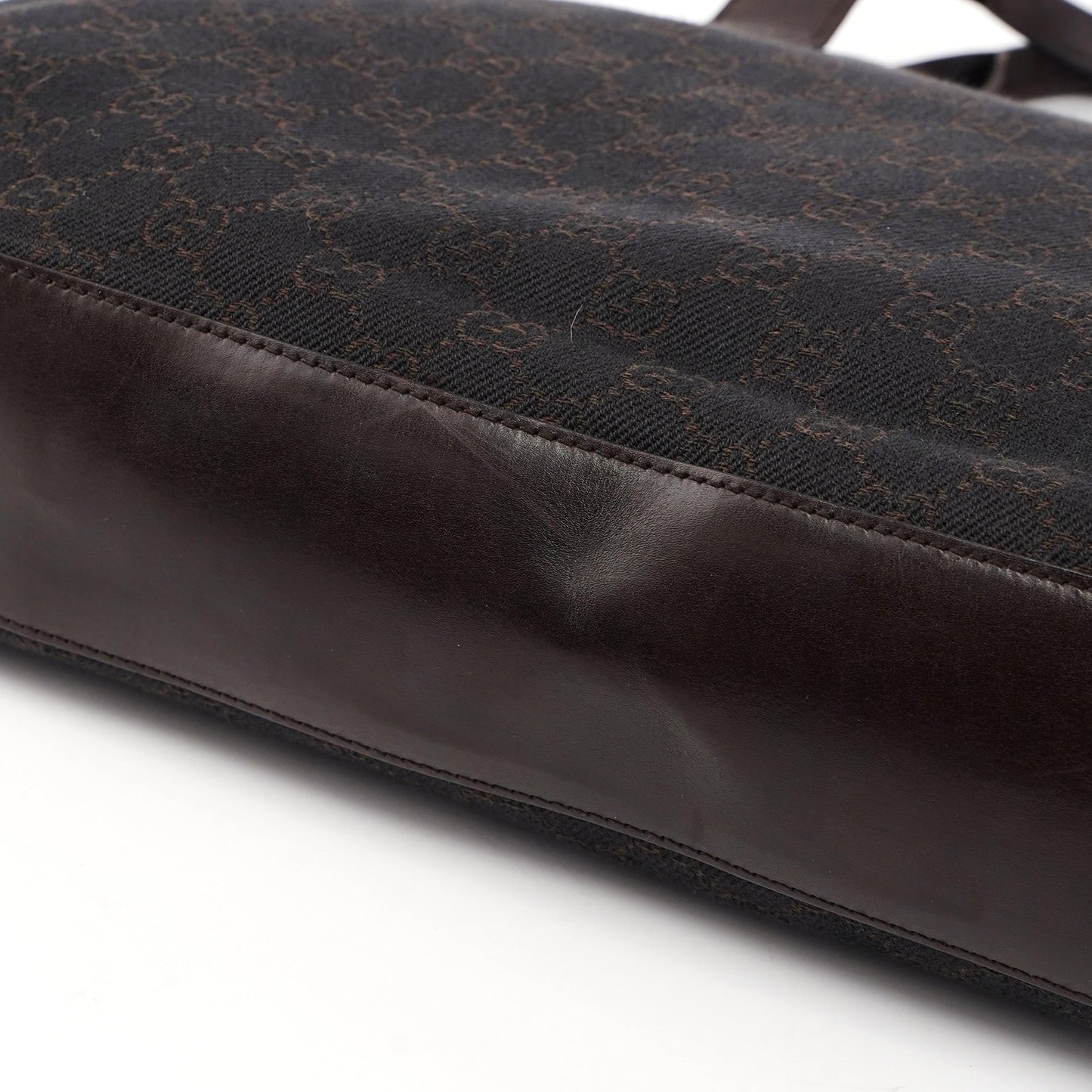 73982 Brown GG Canvas Tote Bag