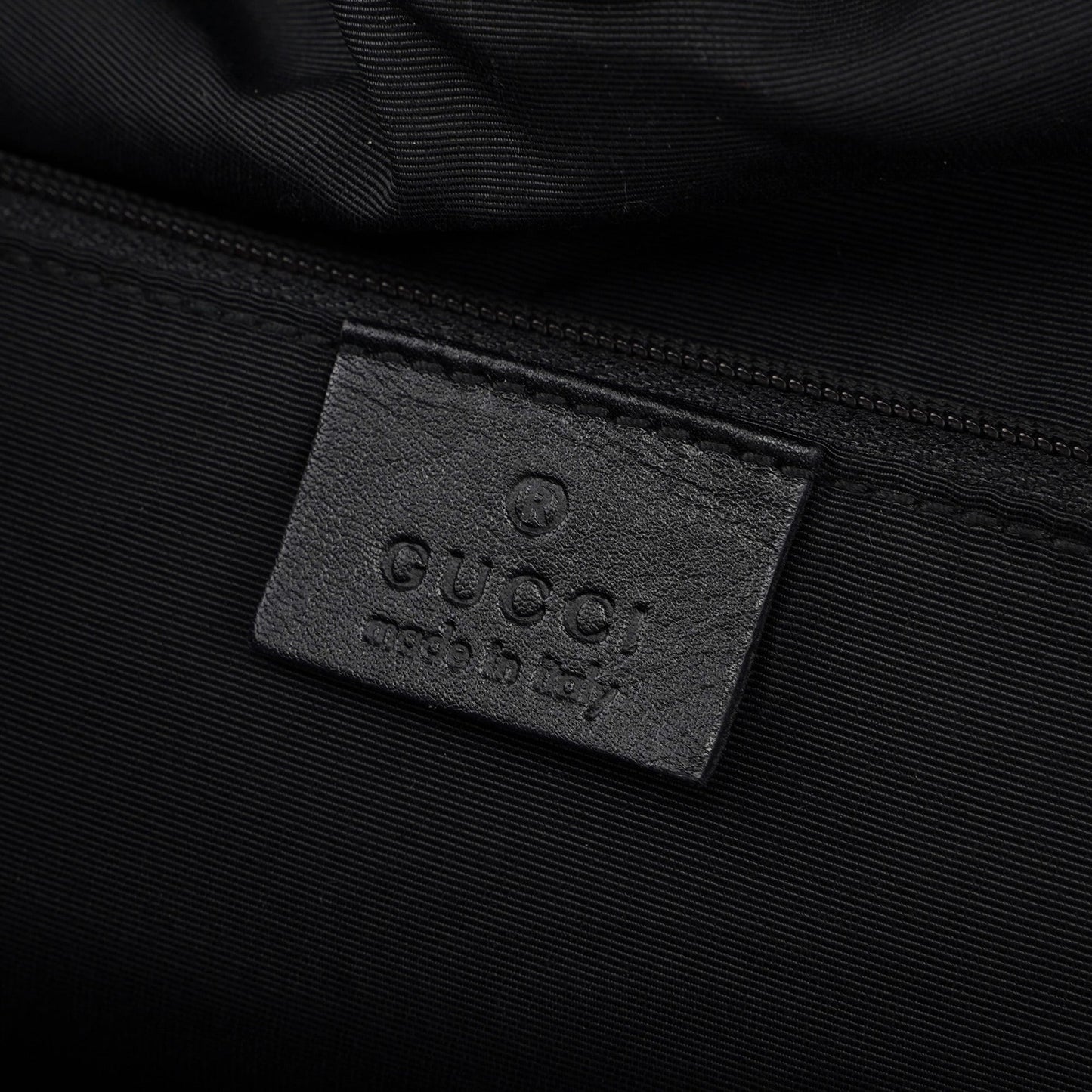 76554 Anthracite GG Denim Dual Handle Bag