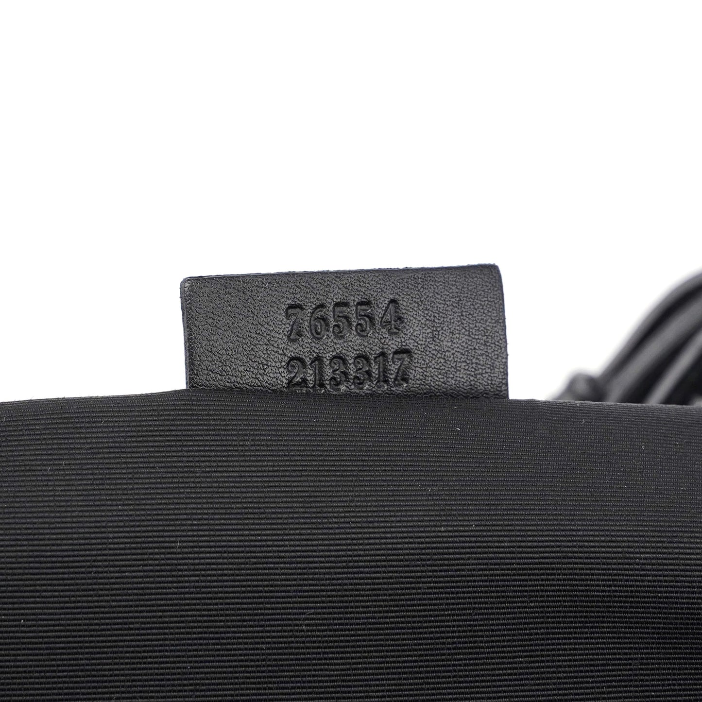 76554 Anthracite GG Denim Dual Handle Bag