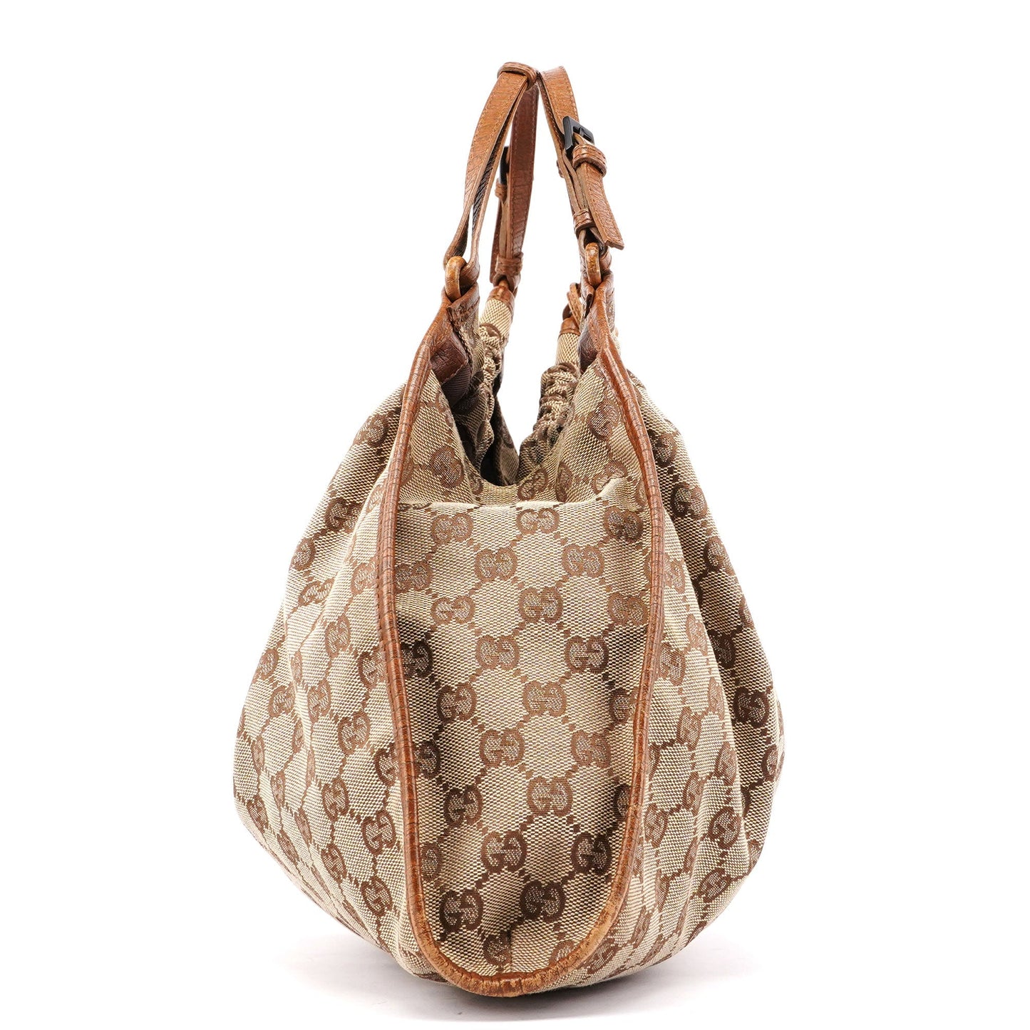 76554 Beige GG Dual Handle Handbag