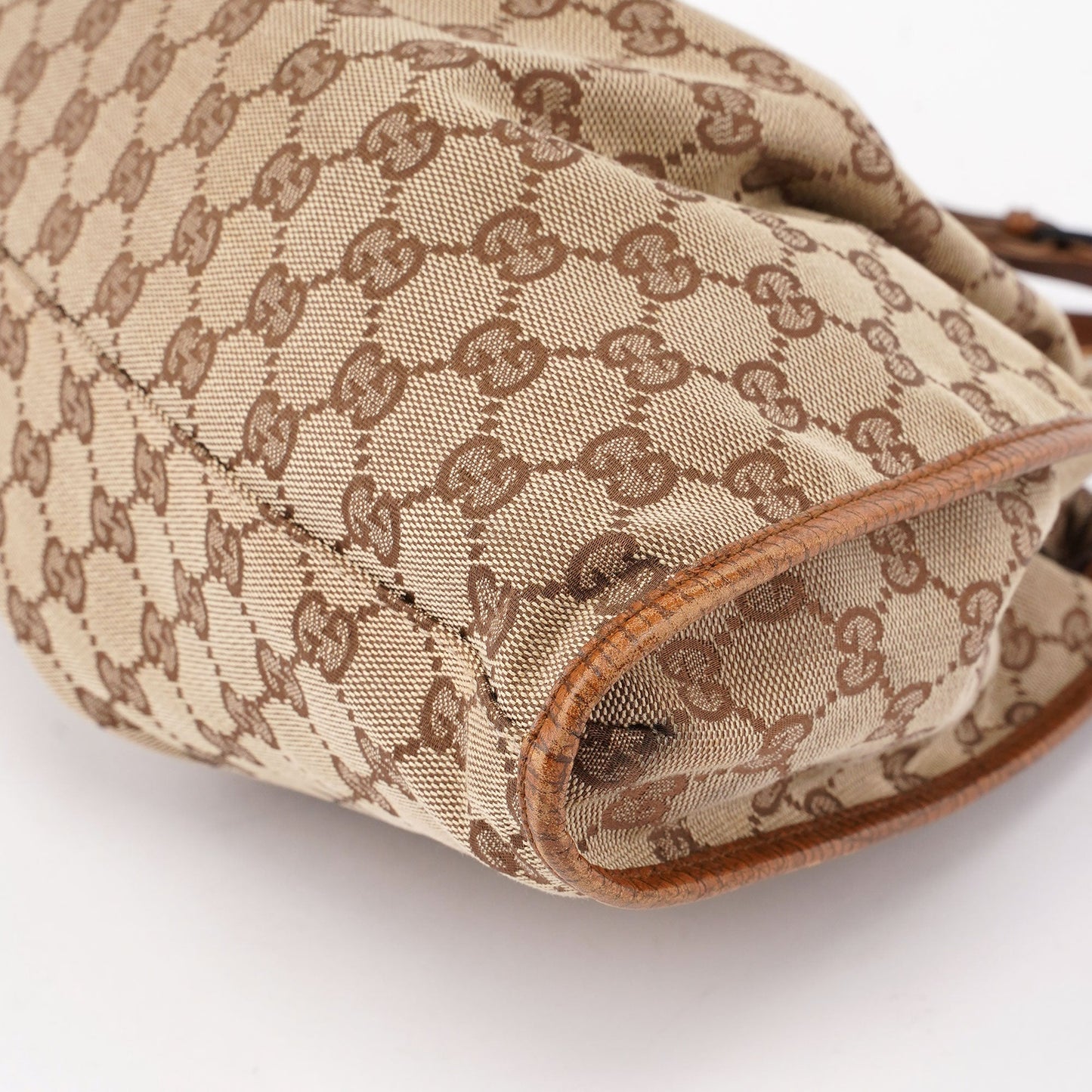 76554 Beige GG Dual Handle Handbag