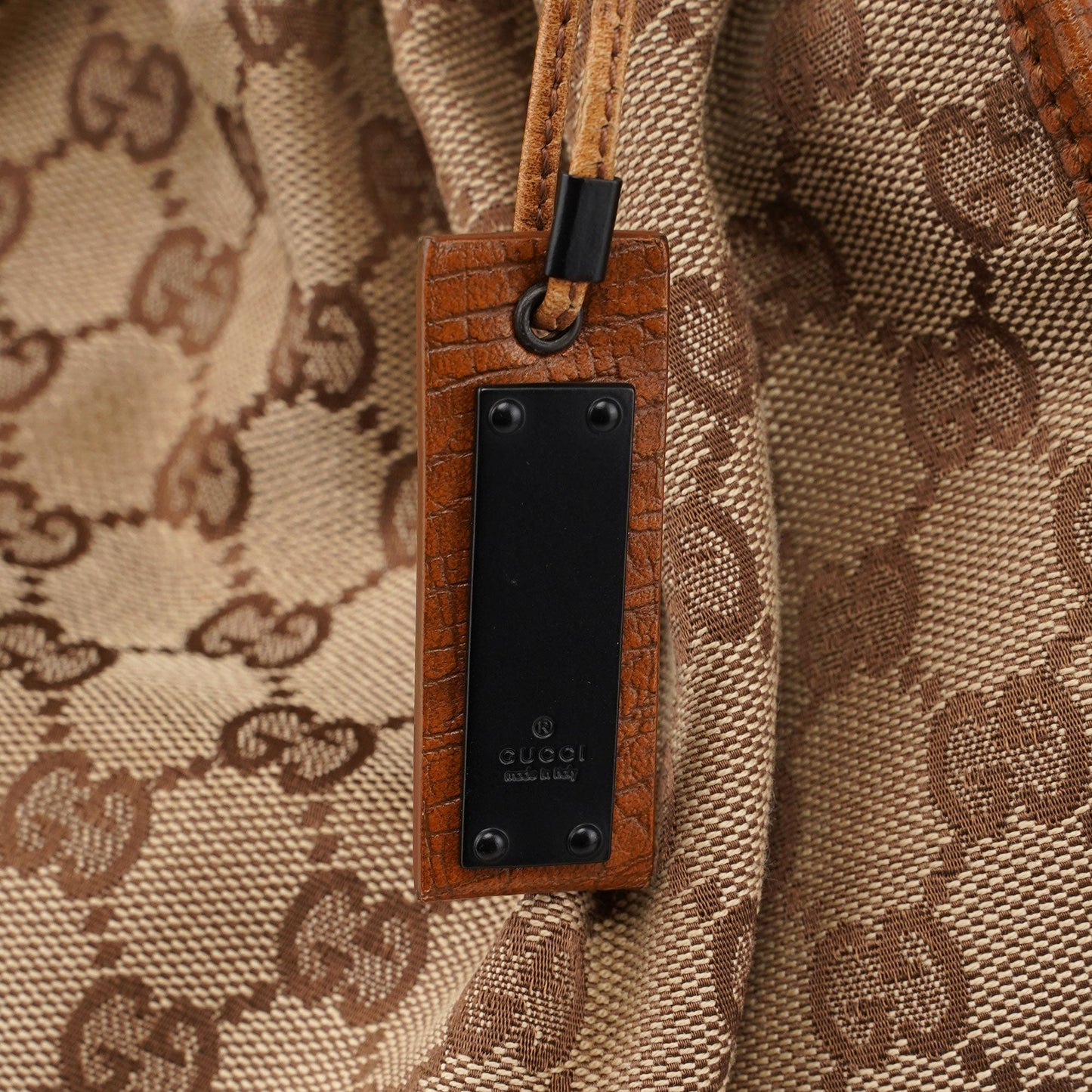 76554 Beige GG Dual Handle Handbag