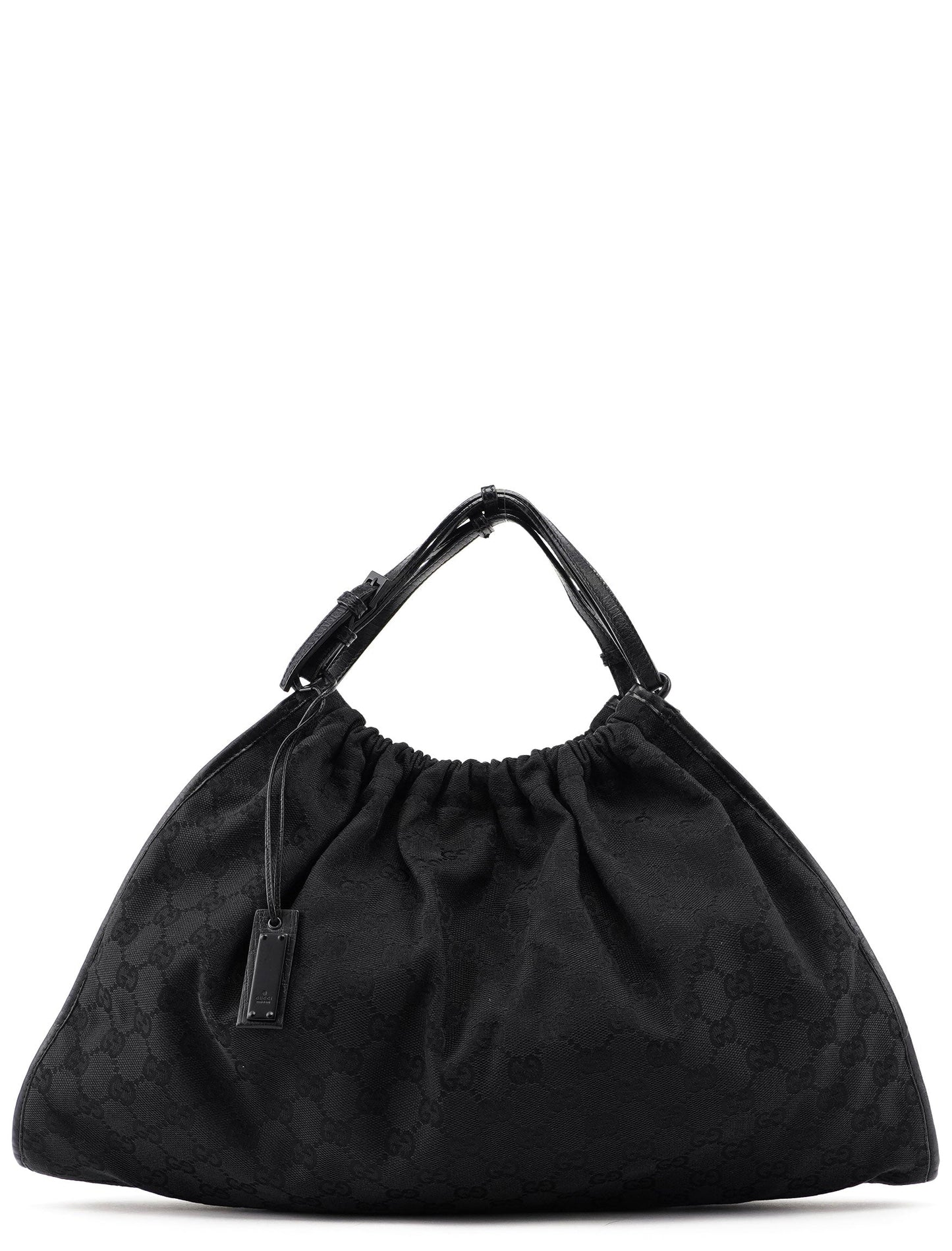 76554 Black GG Dual Handle Bag