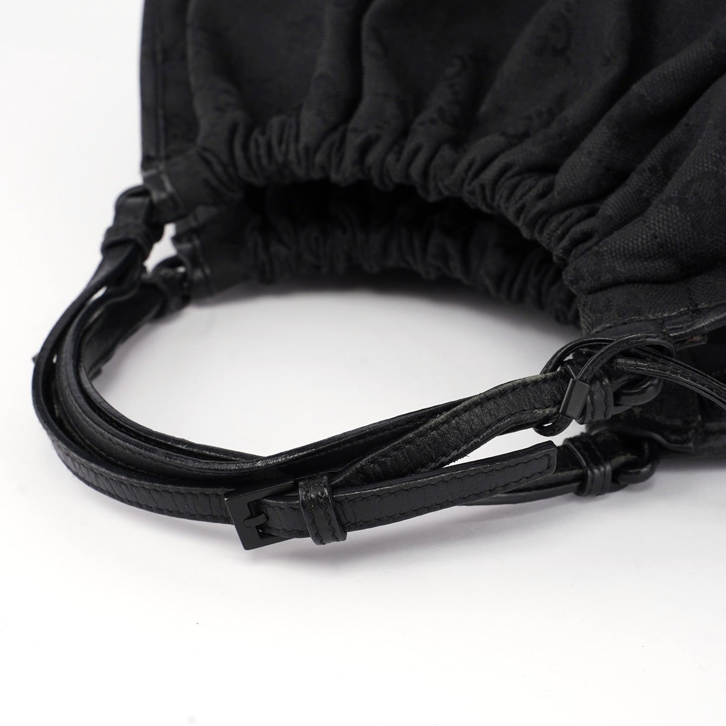 76554 Black GG Dual Handle Bag
