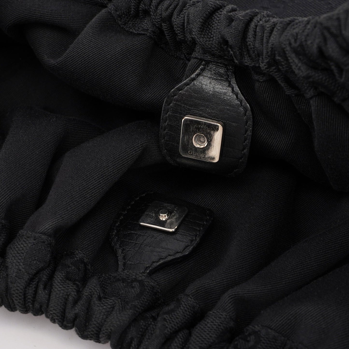 76554 Black GG Dual Handle Bag