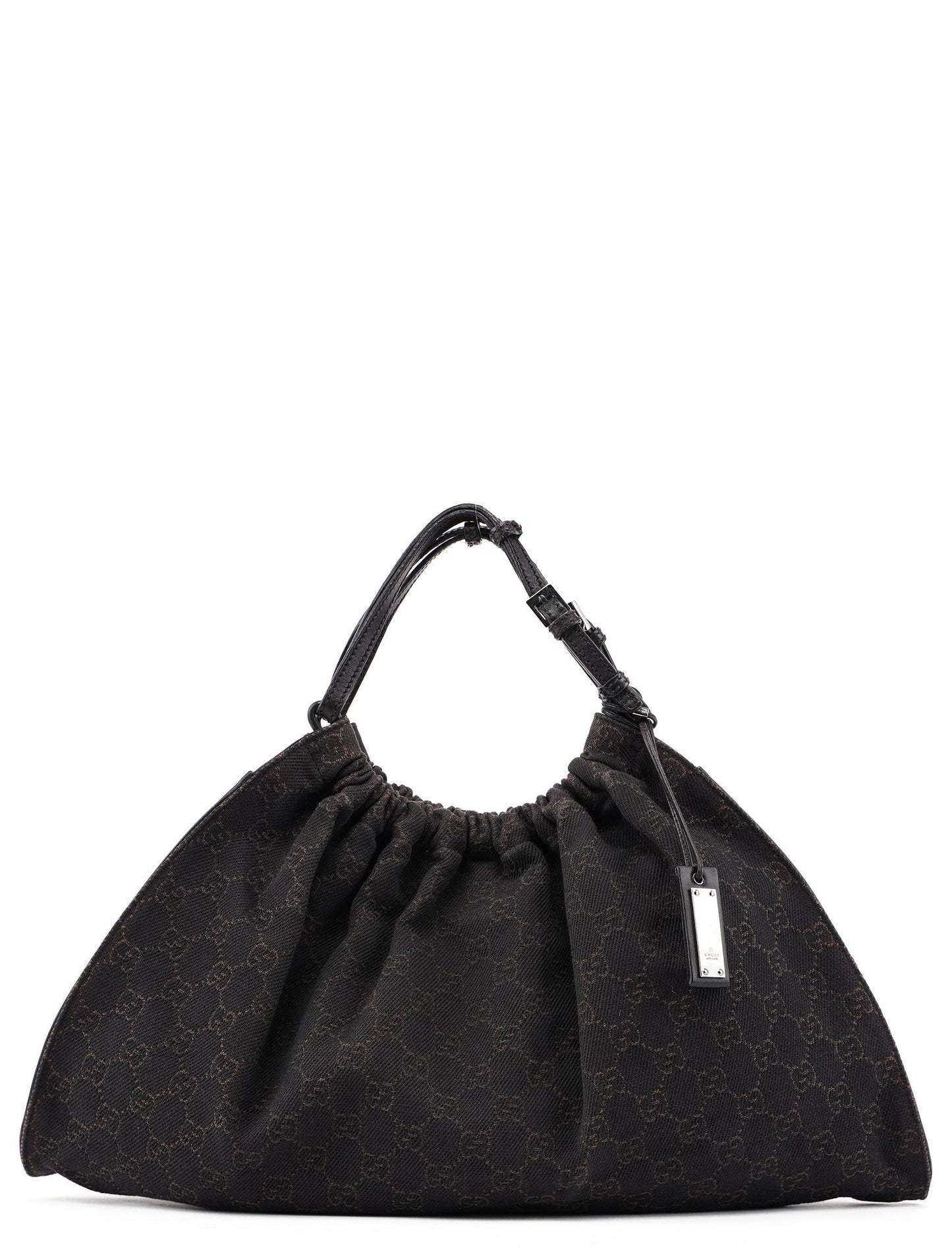 76554 Brown GG Dual Handle Bag