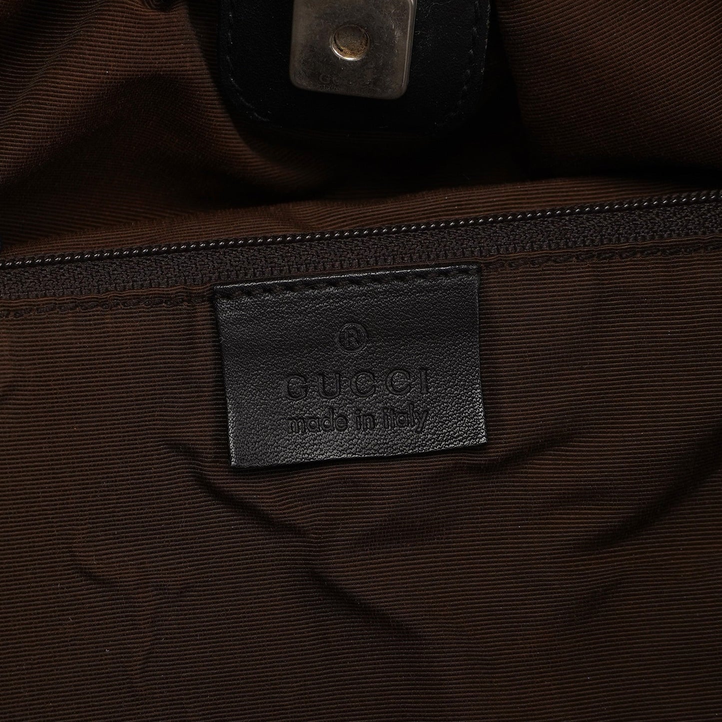 76554 Brown GG Dual Handle Bag