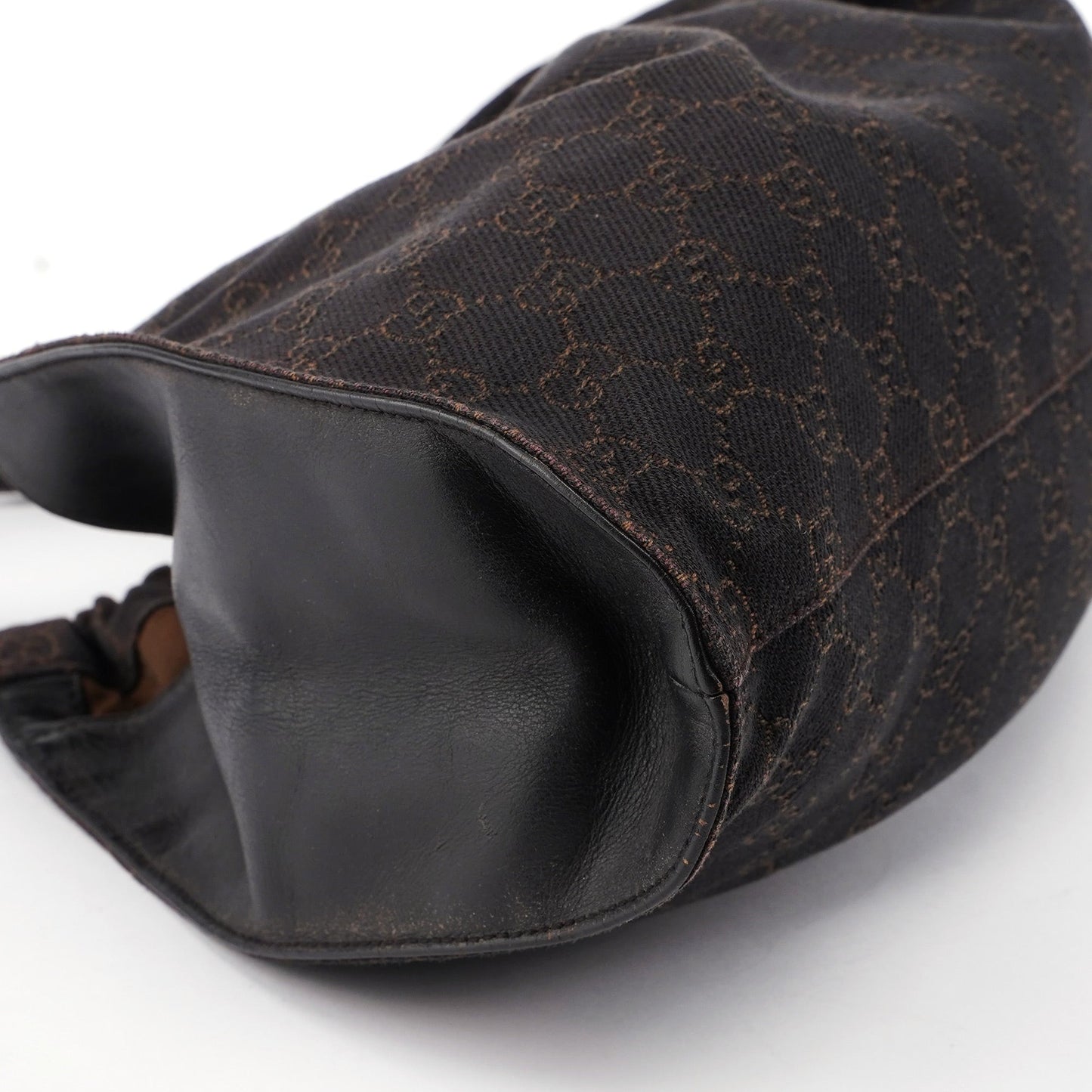 76554 Brown GG Dual Handle Bag