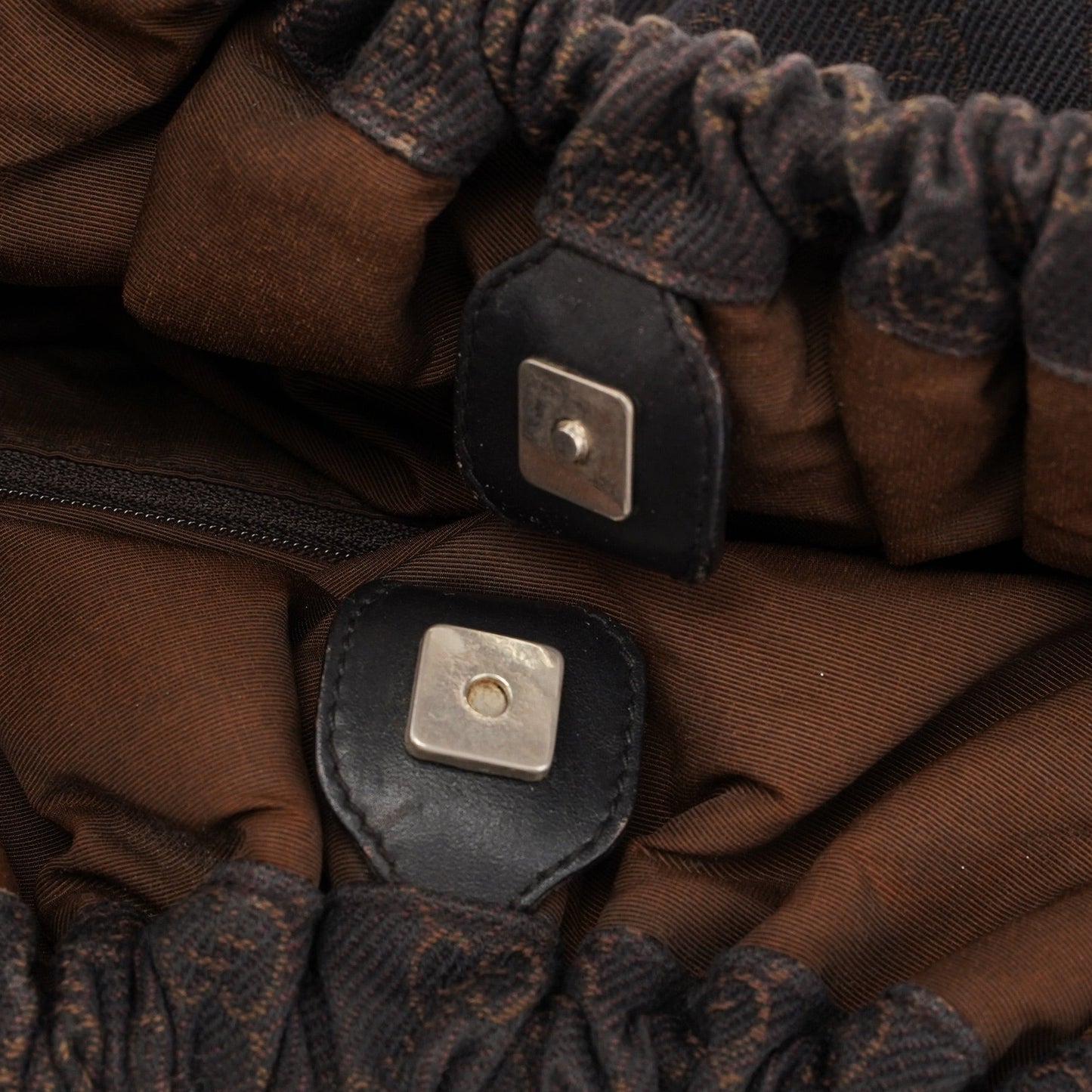 76554 Brown GG Dual Handle Bag