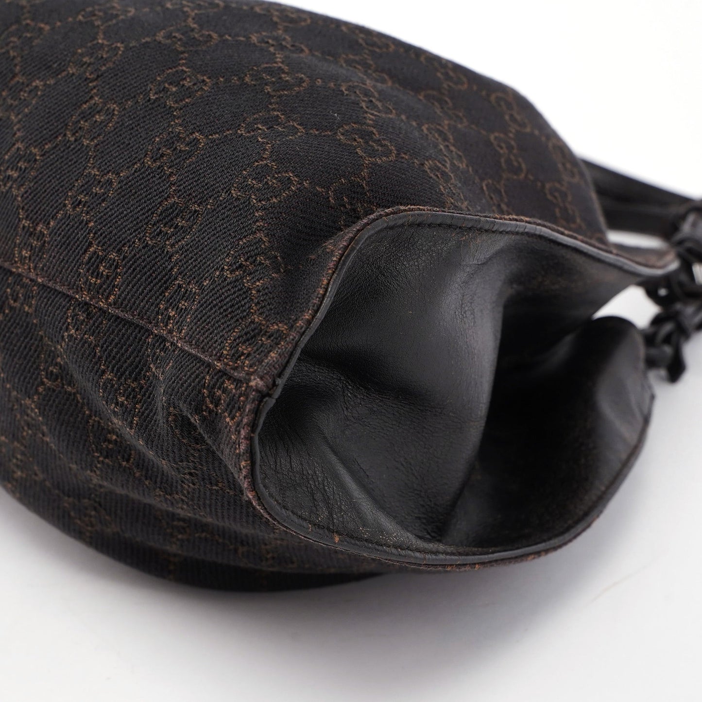 76554 Brown GG Dual Handle Bag