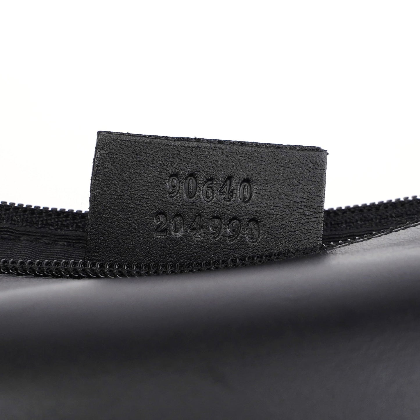 90640 Black GG Drawstring Shoulder Bag