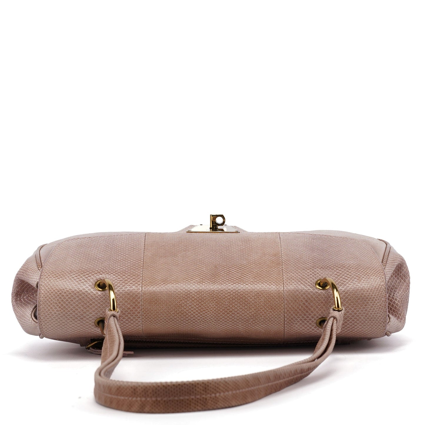 90643 Pale Pink Lizard Shoulder Bag