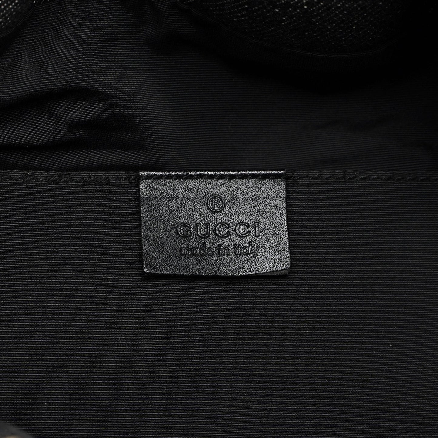 92708 Anthracite GG Denim Bamboo Bag