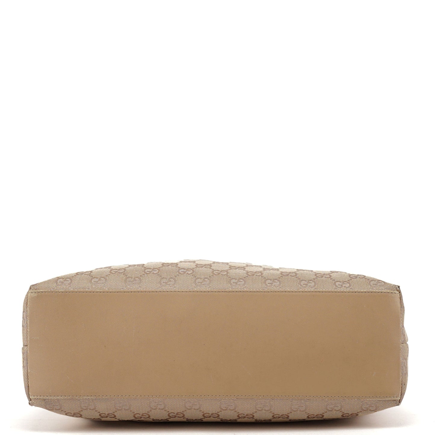 92709 Beige GG Bamboo Handle Bag