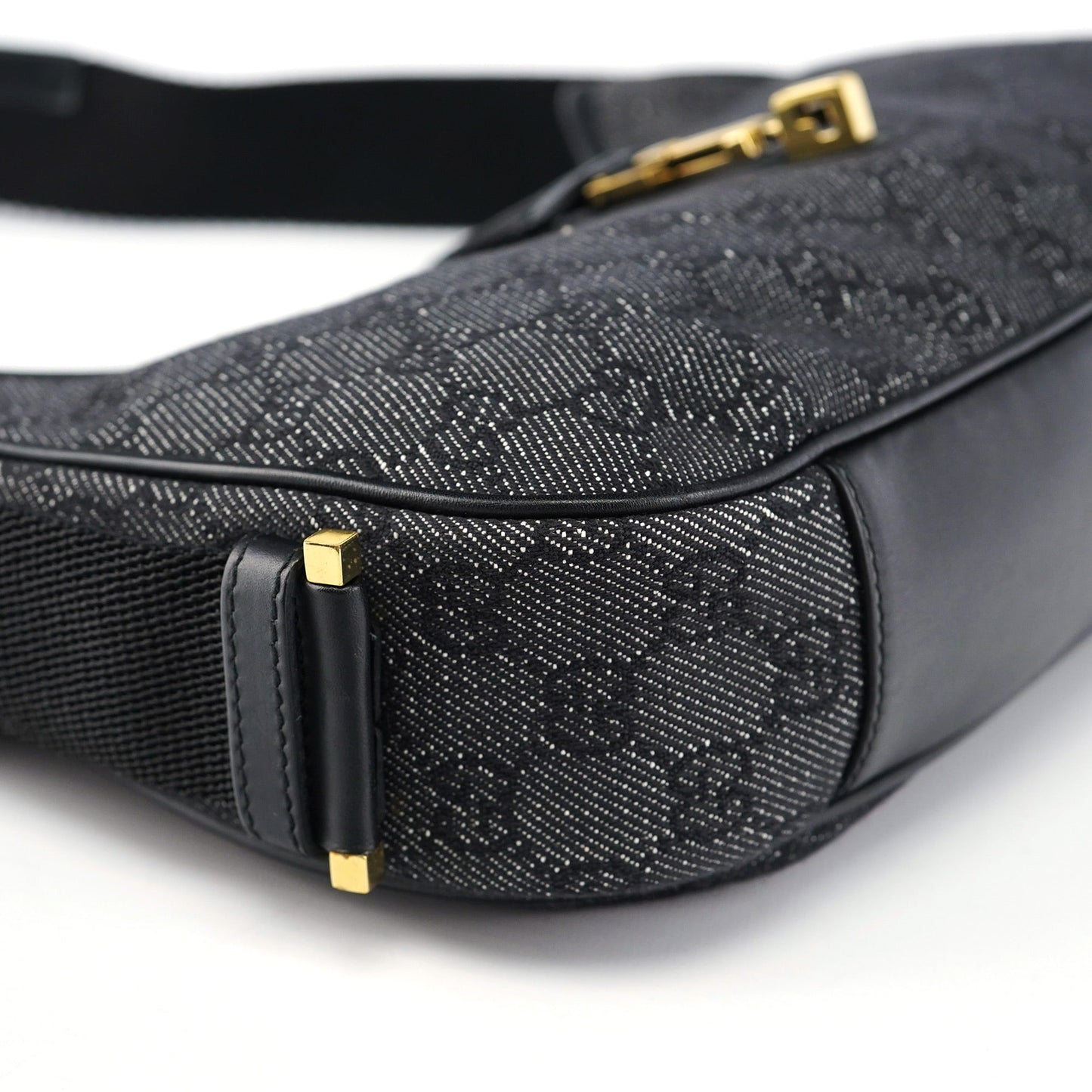 92736 Anthracite Denim GG Jackie Shoulder Bag