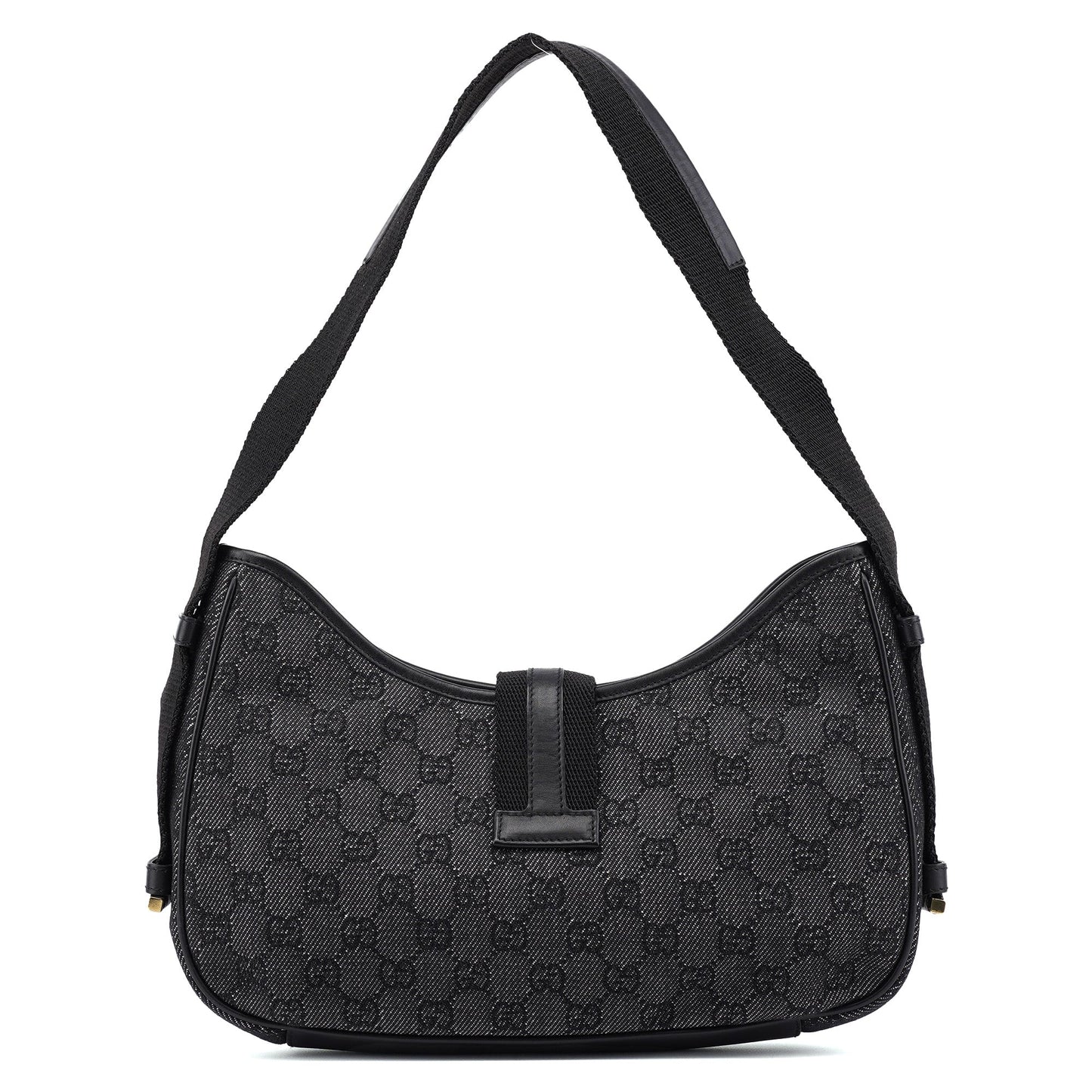 92736 Anthracite Denim GG Jackie Shoulder Bag