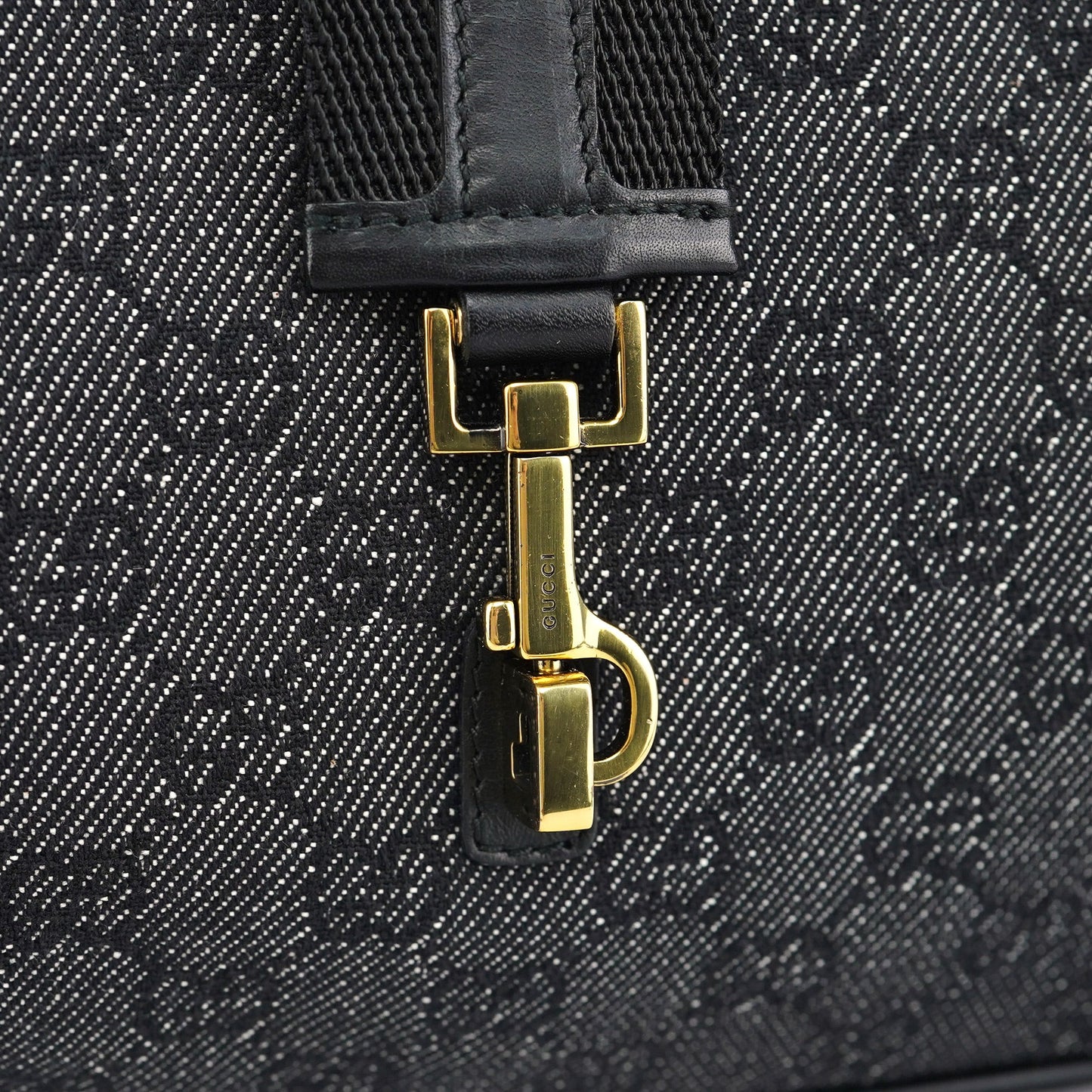 92736 Anthracite Denim GG Jackie Shoulder Bag