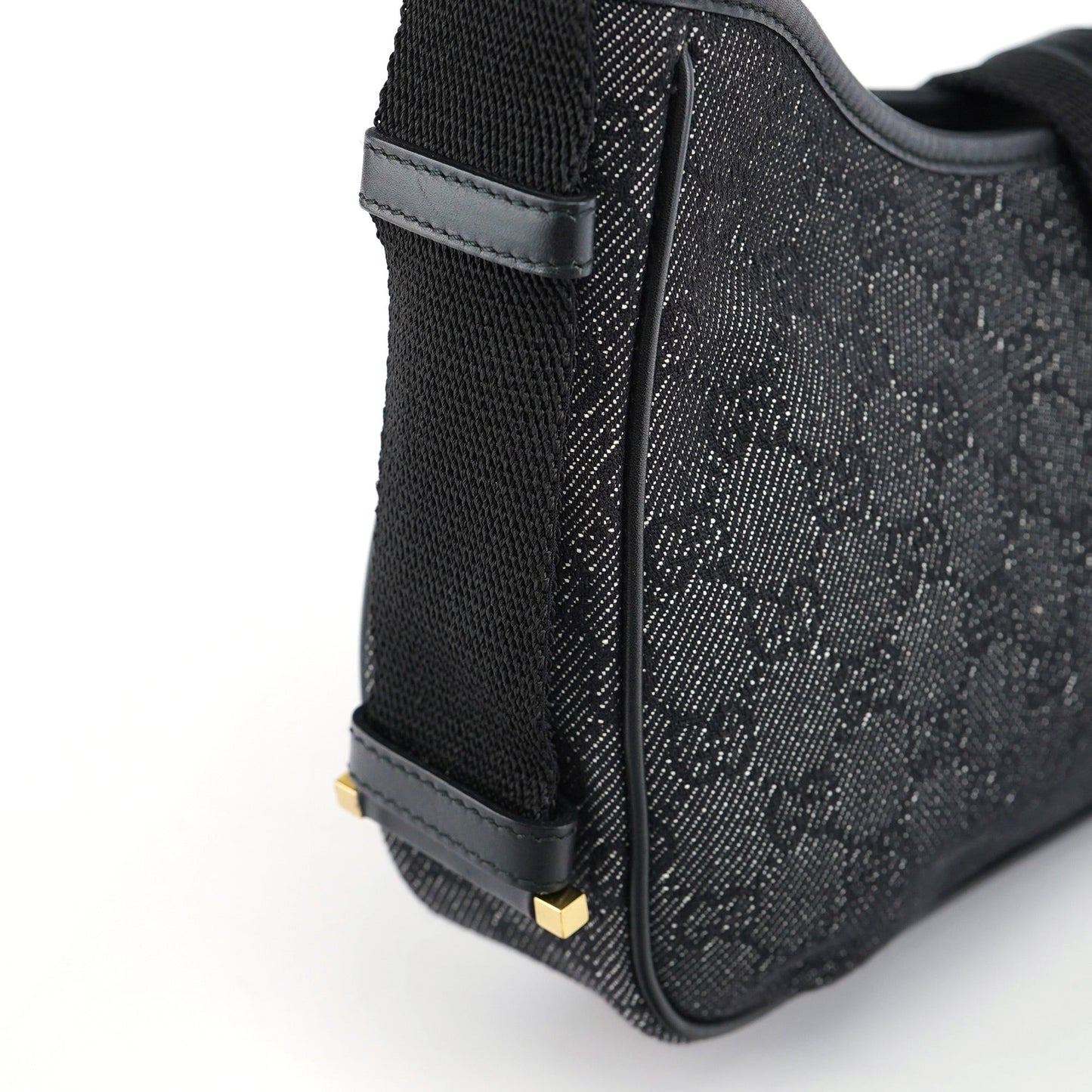 92736 Anthracite Denim GG Jackie Shoulder Bag