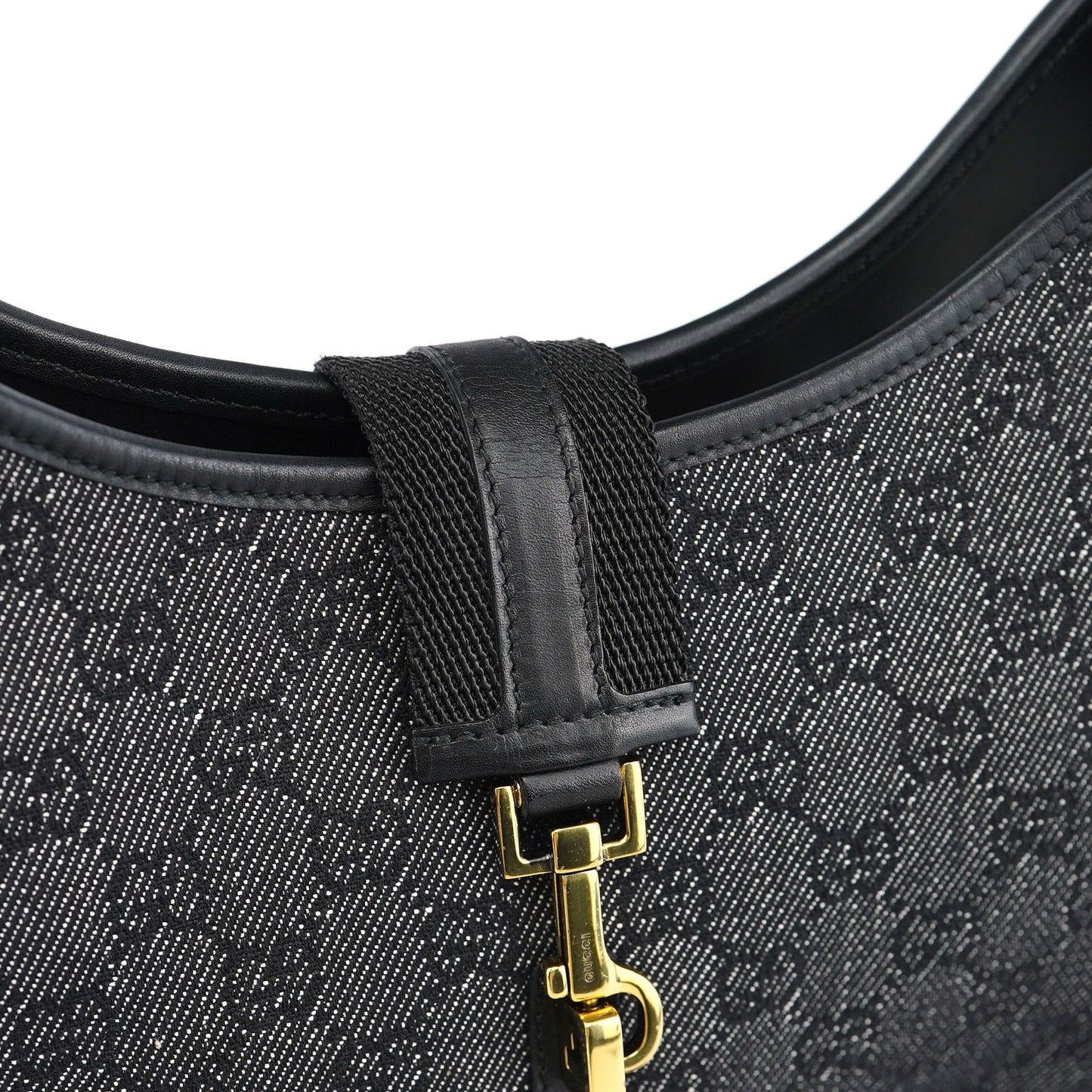 92736 Anthracite Denim GG Jackie Shoulder Bag